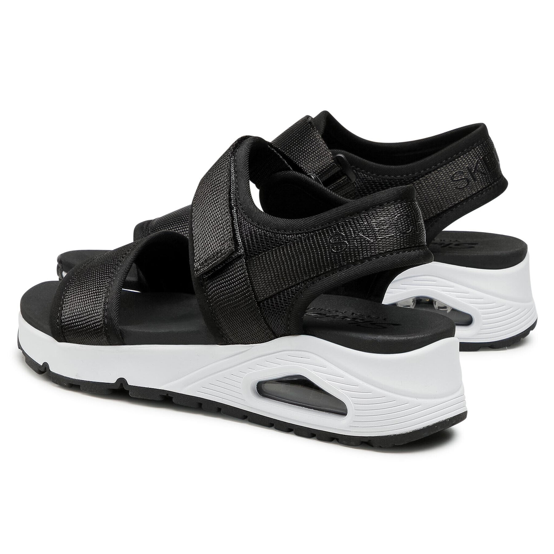 Skechers Сандали New Sesh 119185/BKW Черен - Pepit.bg