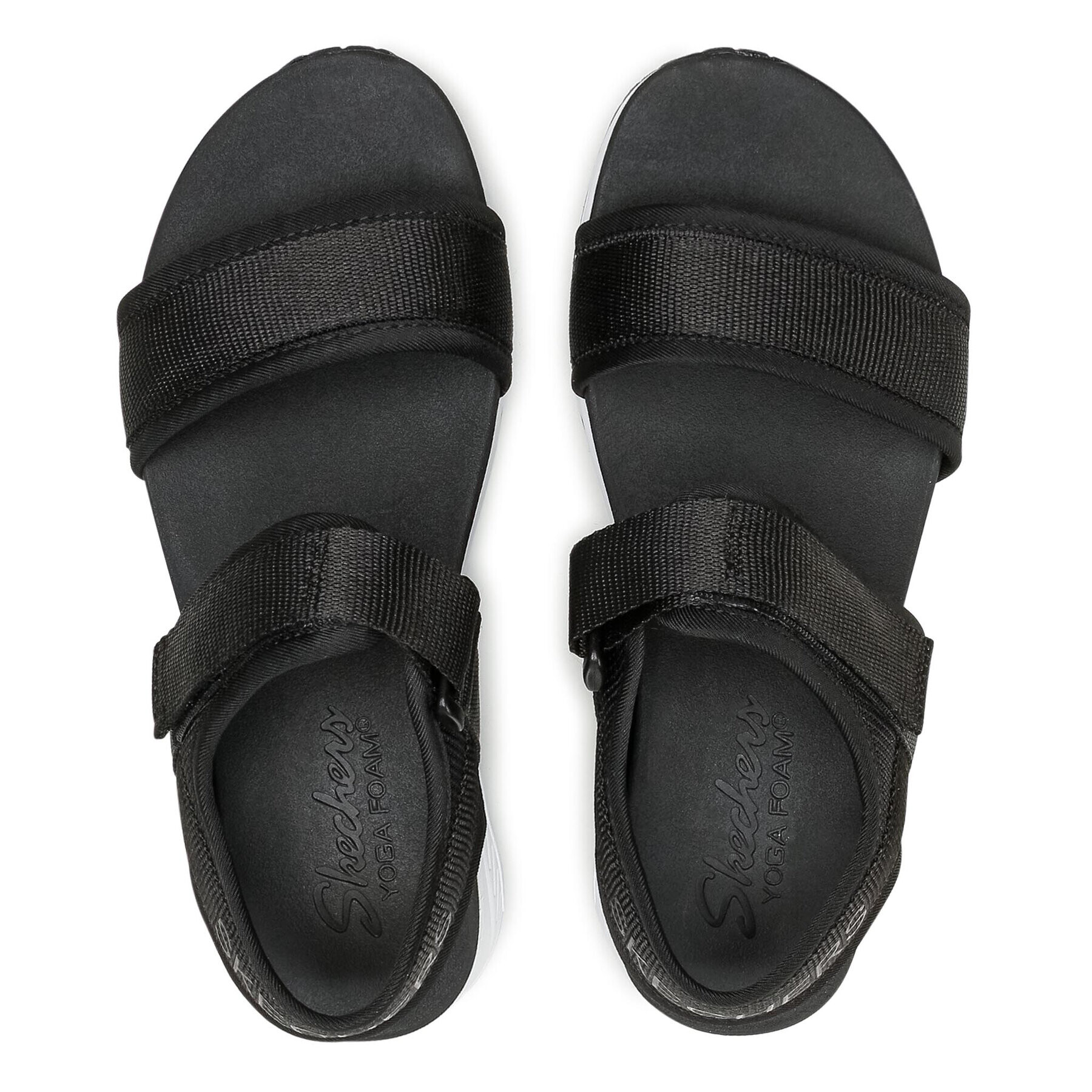 Skechers Сандали New Sesh 119185/BKW Черен - Pepit.bg