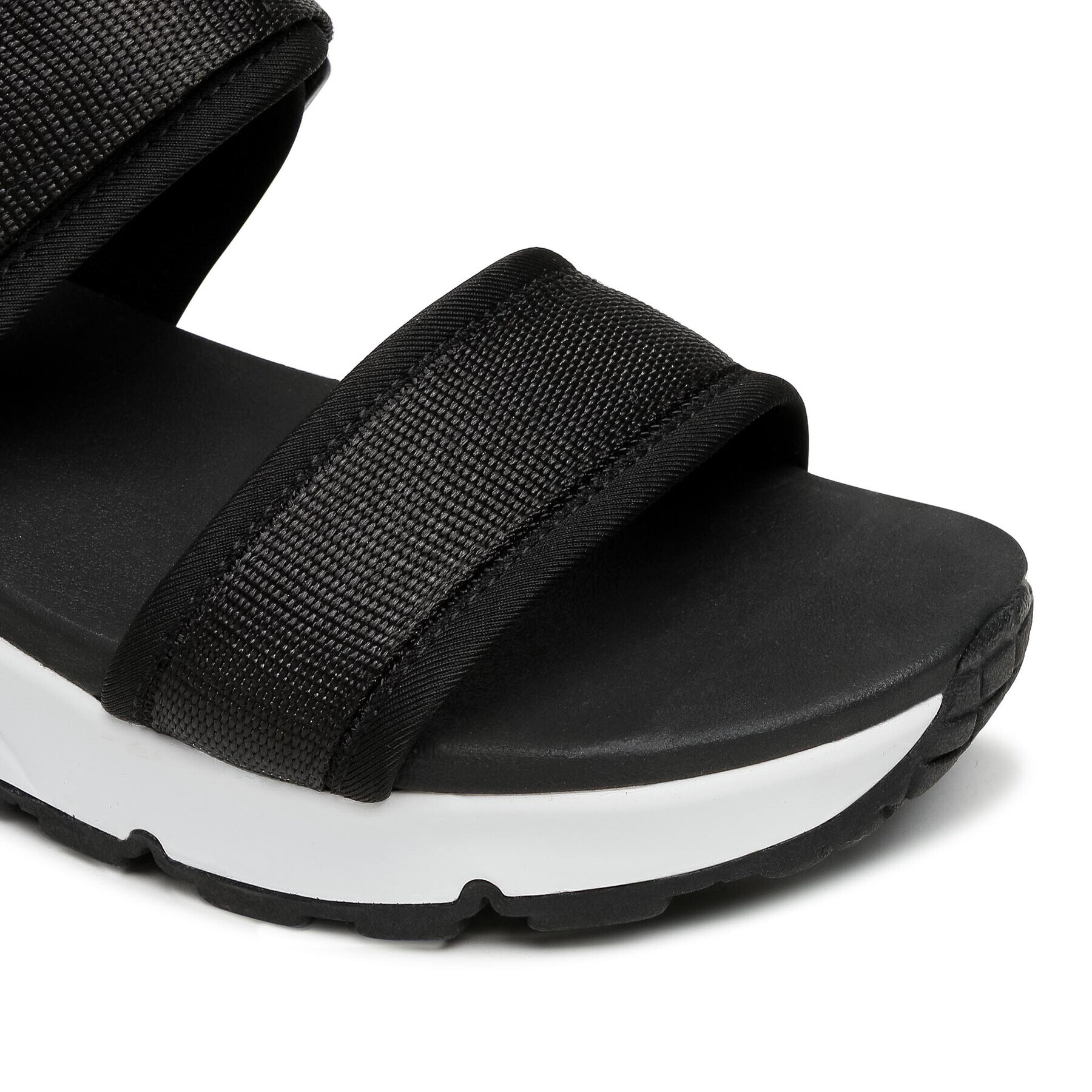 Skechers Сандали New Sesh 119185/BKW Черен - Pepit.bg