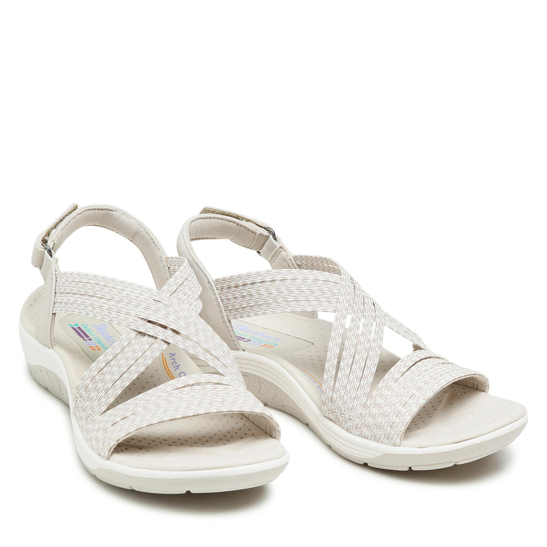 Skechers Сандали Oh Snapi 163052/NAT Бежов - Pepit.bg