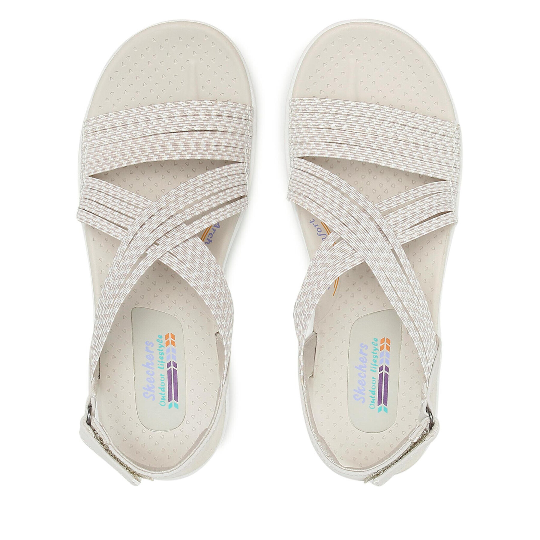 Skechers Сандали Oh Snapi 163052/NAT Бежов - Pepit.bg