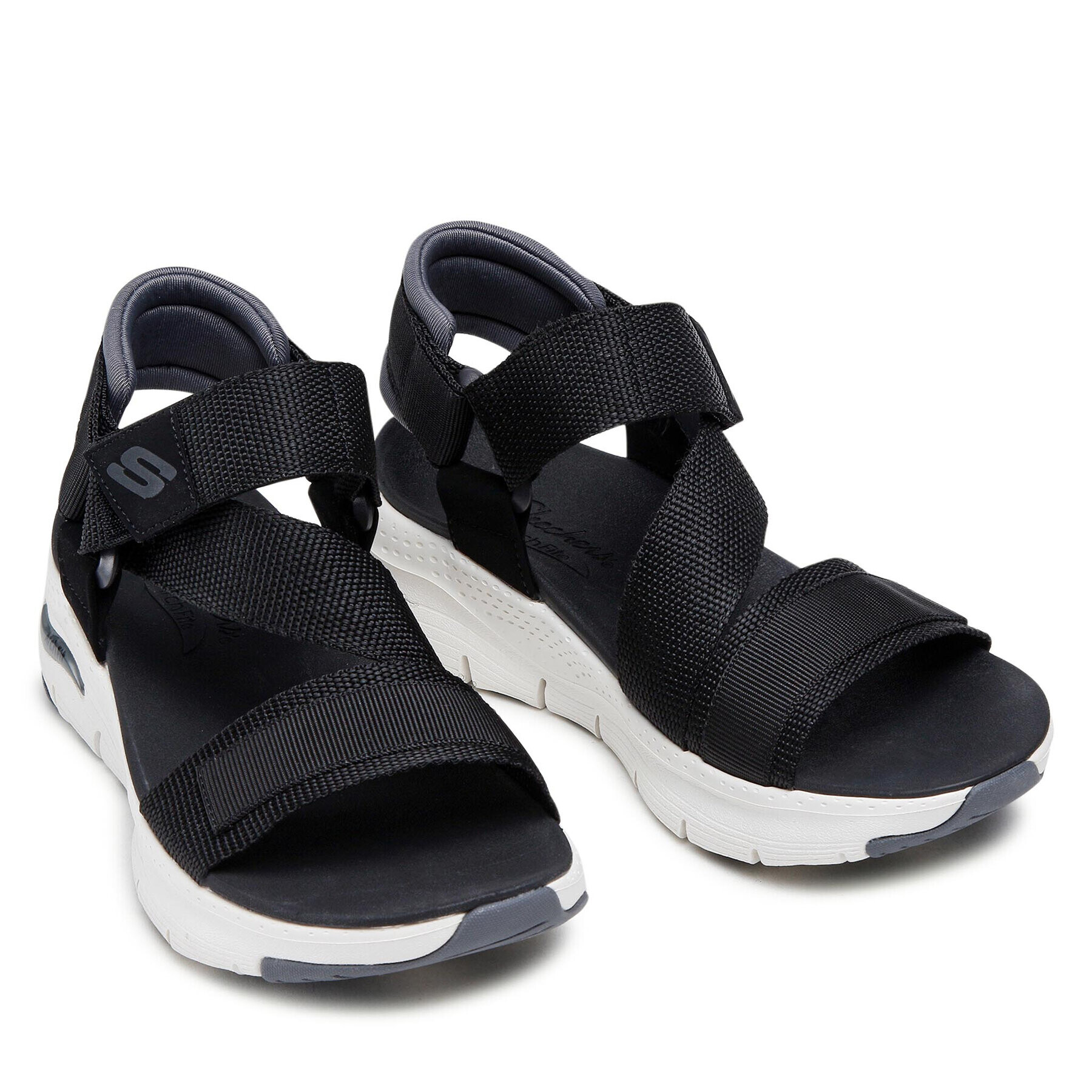 Skechers Сандали Pop Retro 119246/BKCC Черен - Pepit.bg