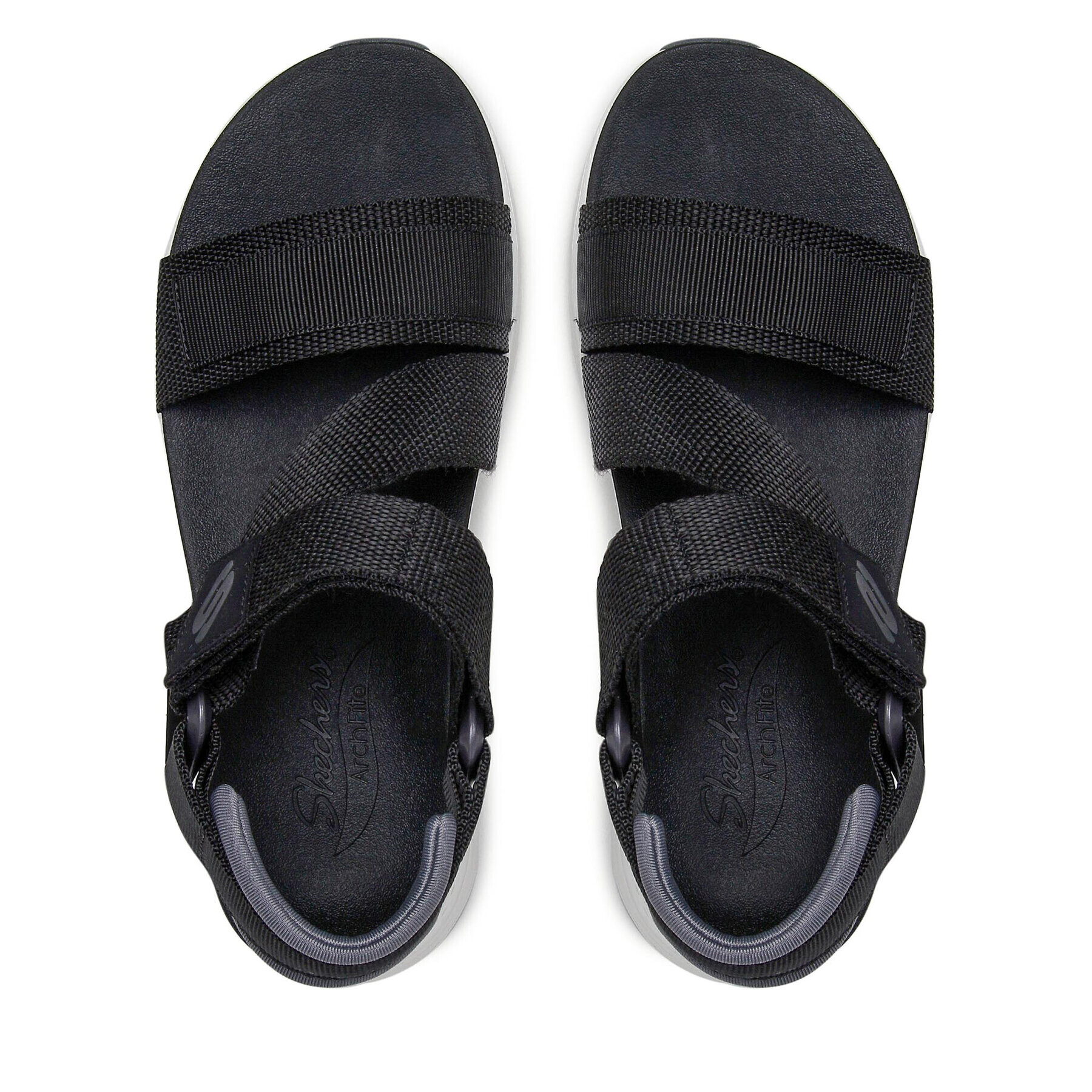 Skechers Сандали Pop Retro 119246/BKCC Черен - Pepit.bg