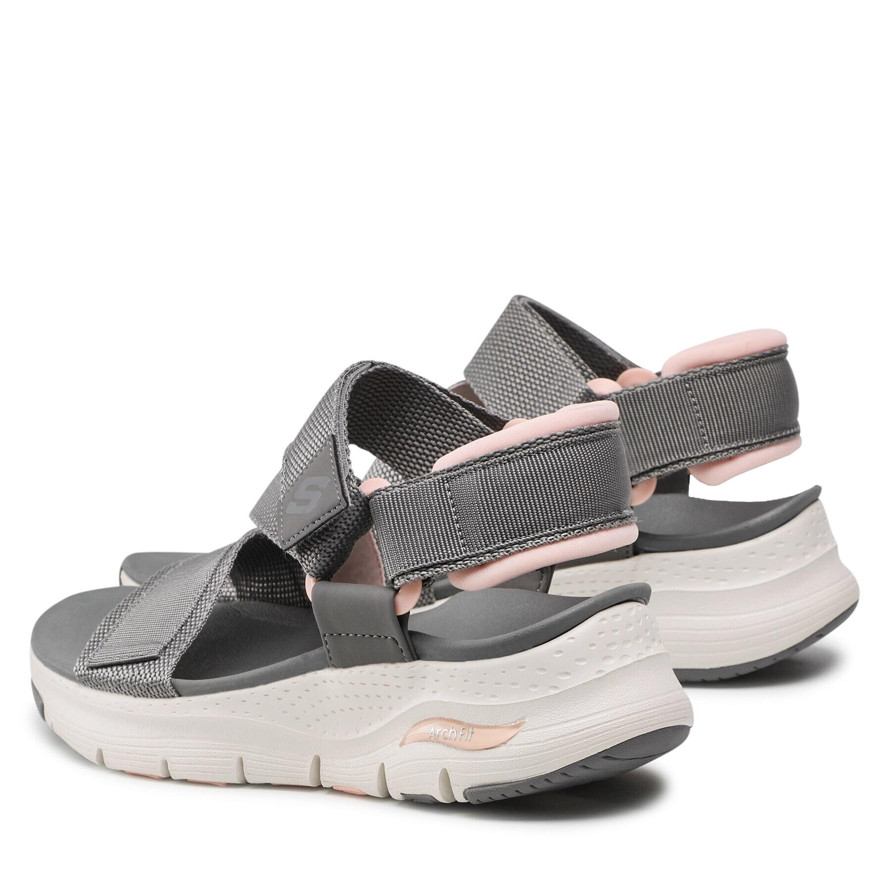 Skechers Сандали Pop Retro 119246/GYPK Сив - Pepit.bg
