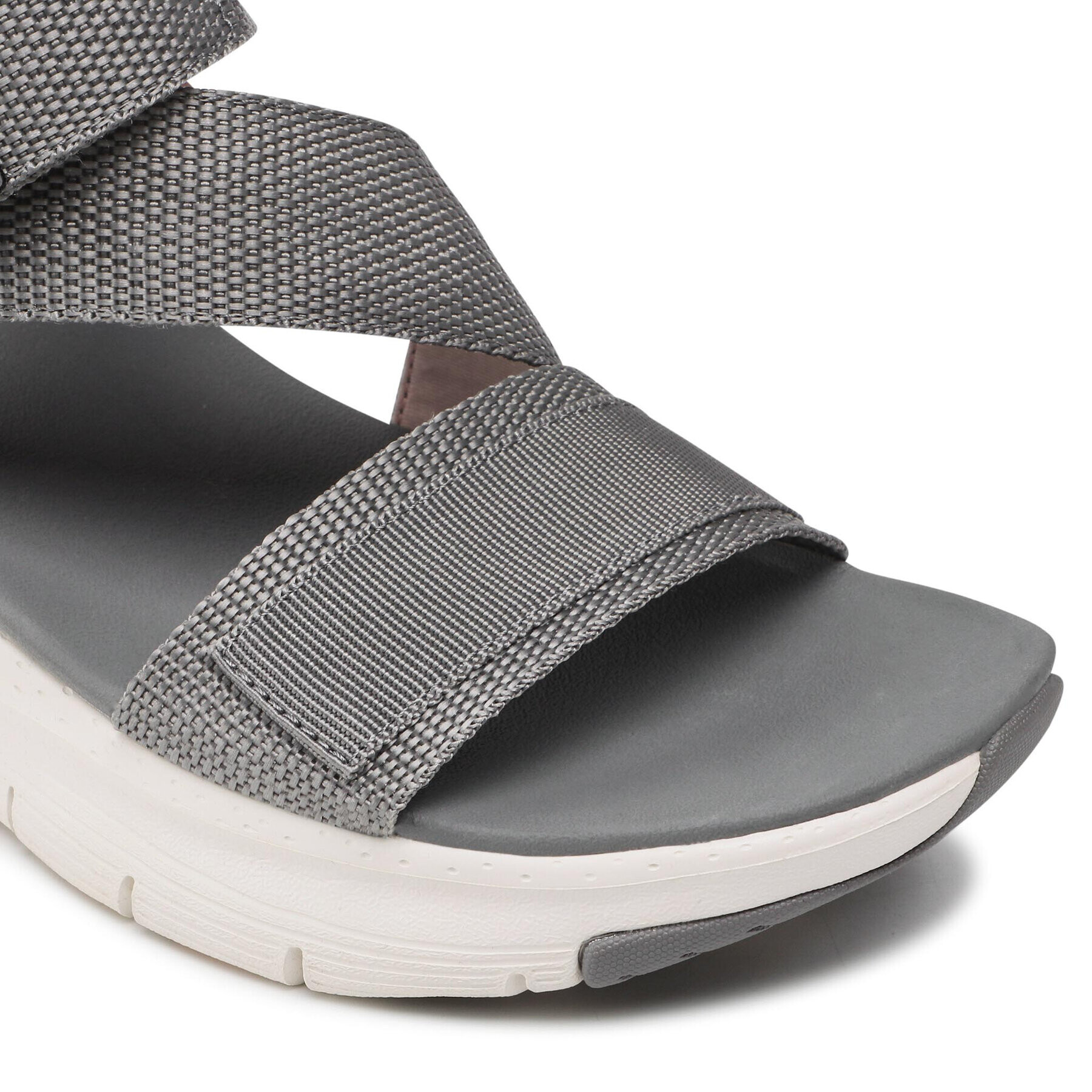 Skechers Сандали Pop Retro 119246/GYPK Сив - Pepit.bg