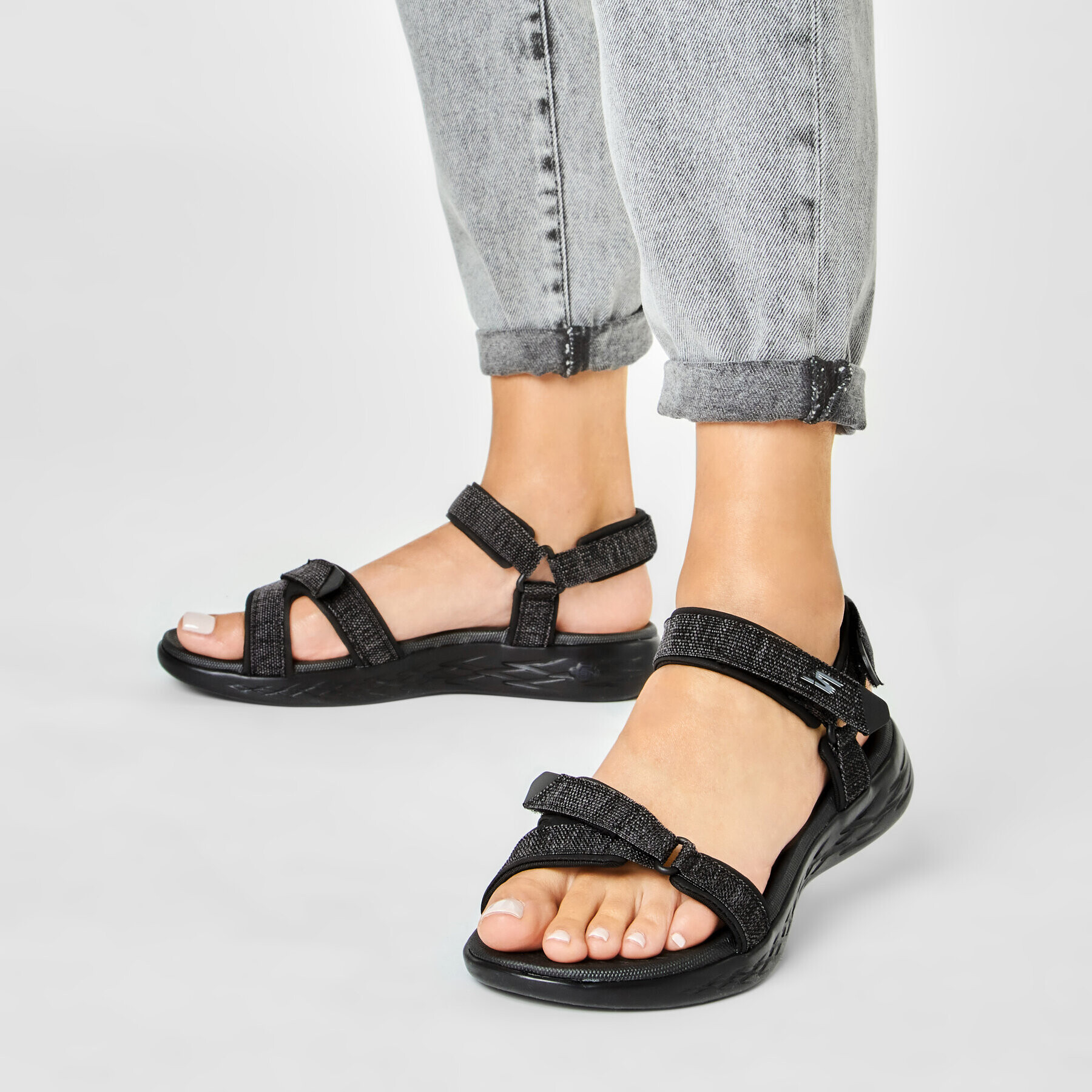 Skechers Сандали Radiant 15315/BBK Черен - Pepit.bg