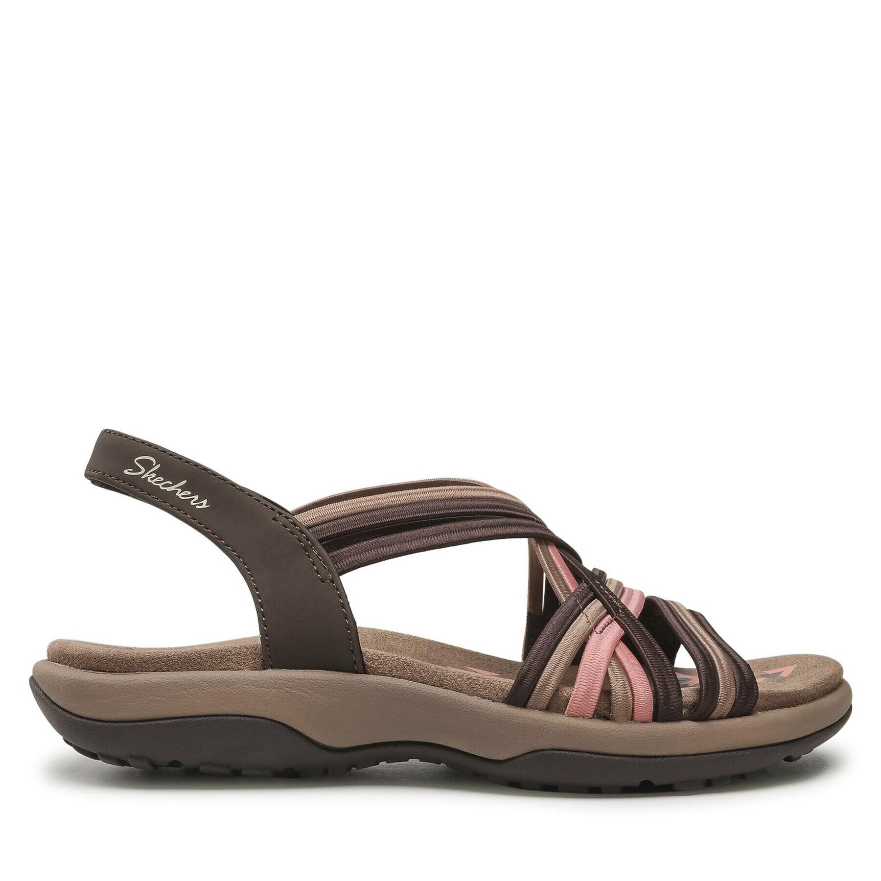 Skechers Сандали Simply Stretch 163023/CHMT Кафяв - Pepit.bg