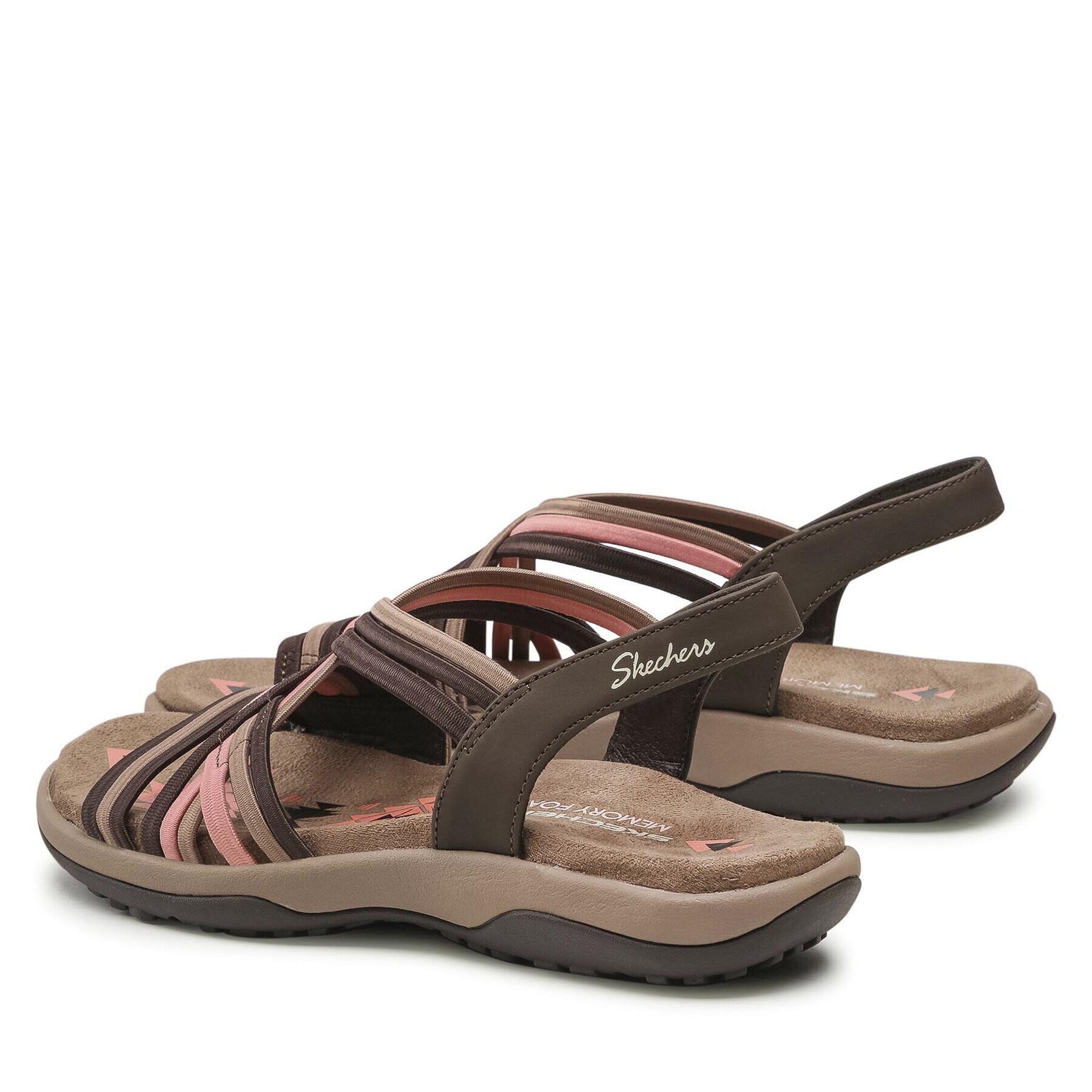 Skechers Сандали Simply Stretch 163023/CHMT Кафяв - Pepit.bg