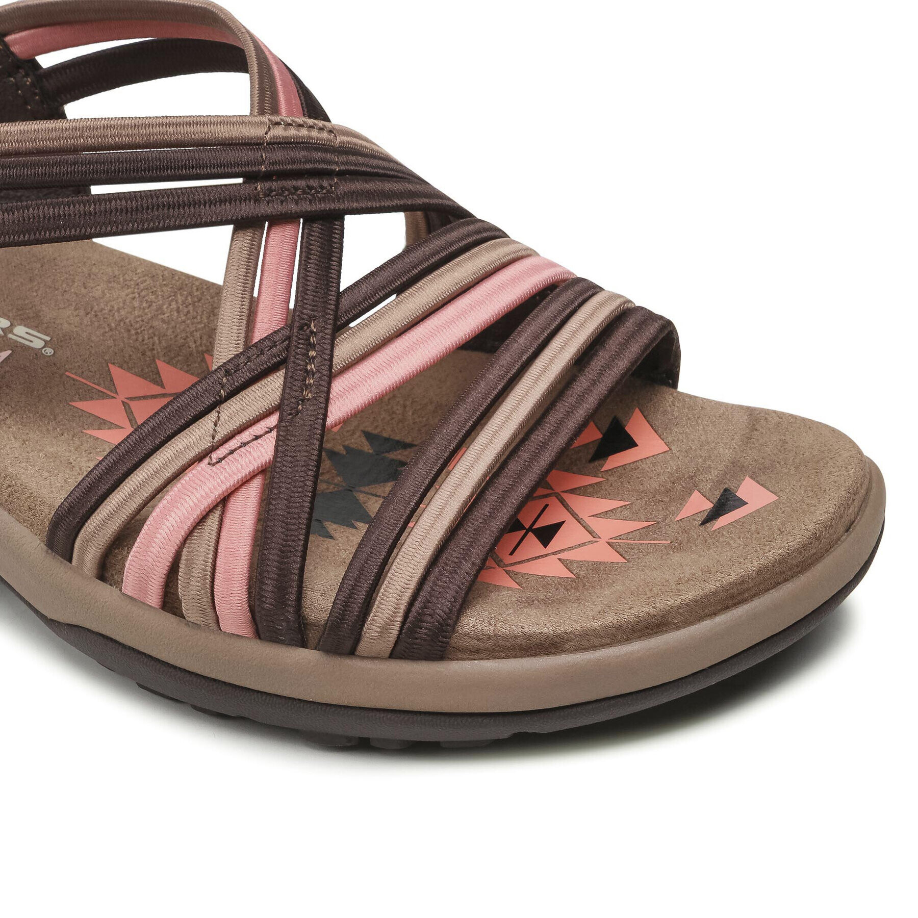Skechers Сандали Simply Stretch 163023/CHMT Кафяв - Pepit.bg