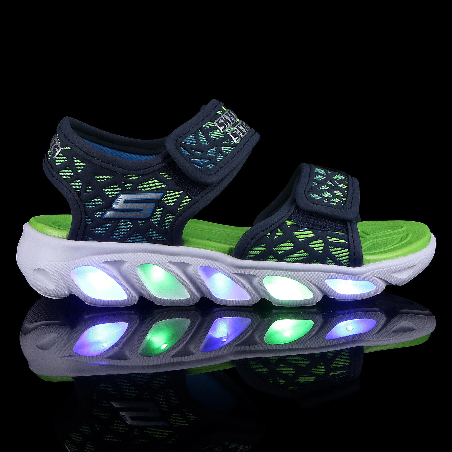 Skechers Сандали Sun Sonic 402003L/NVLM Тъмносин - Pepit.bg