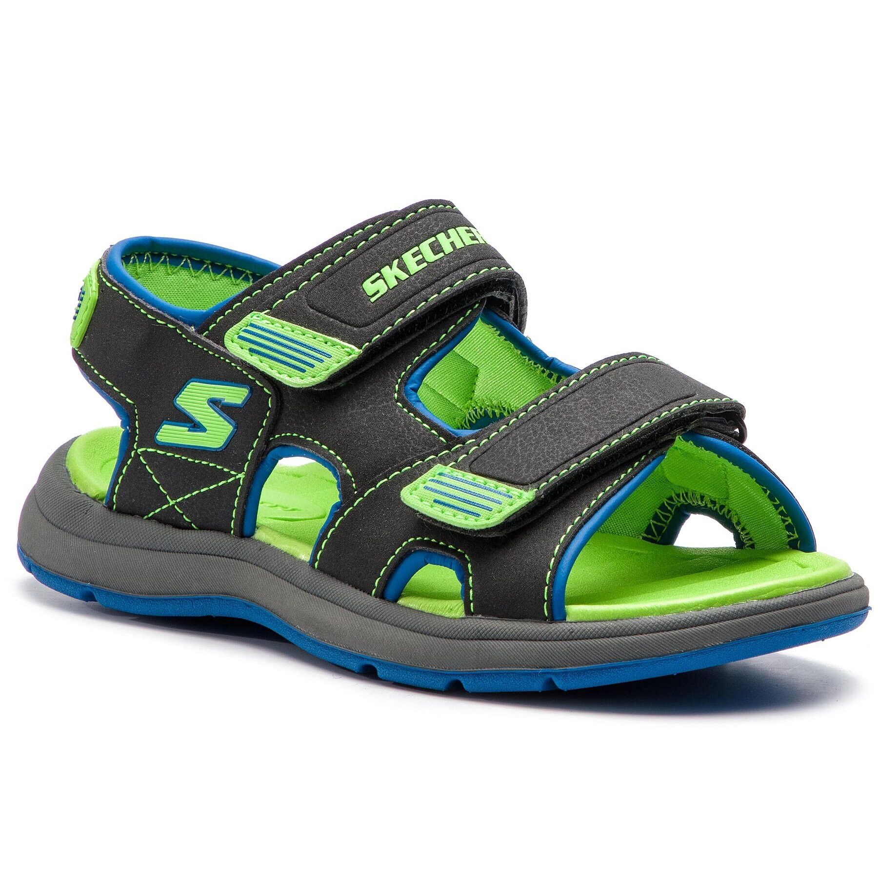 Skechers Сандали Sun Spurt 97125L/BBLM Черен - Pepit.bg