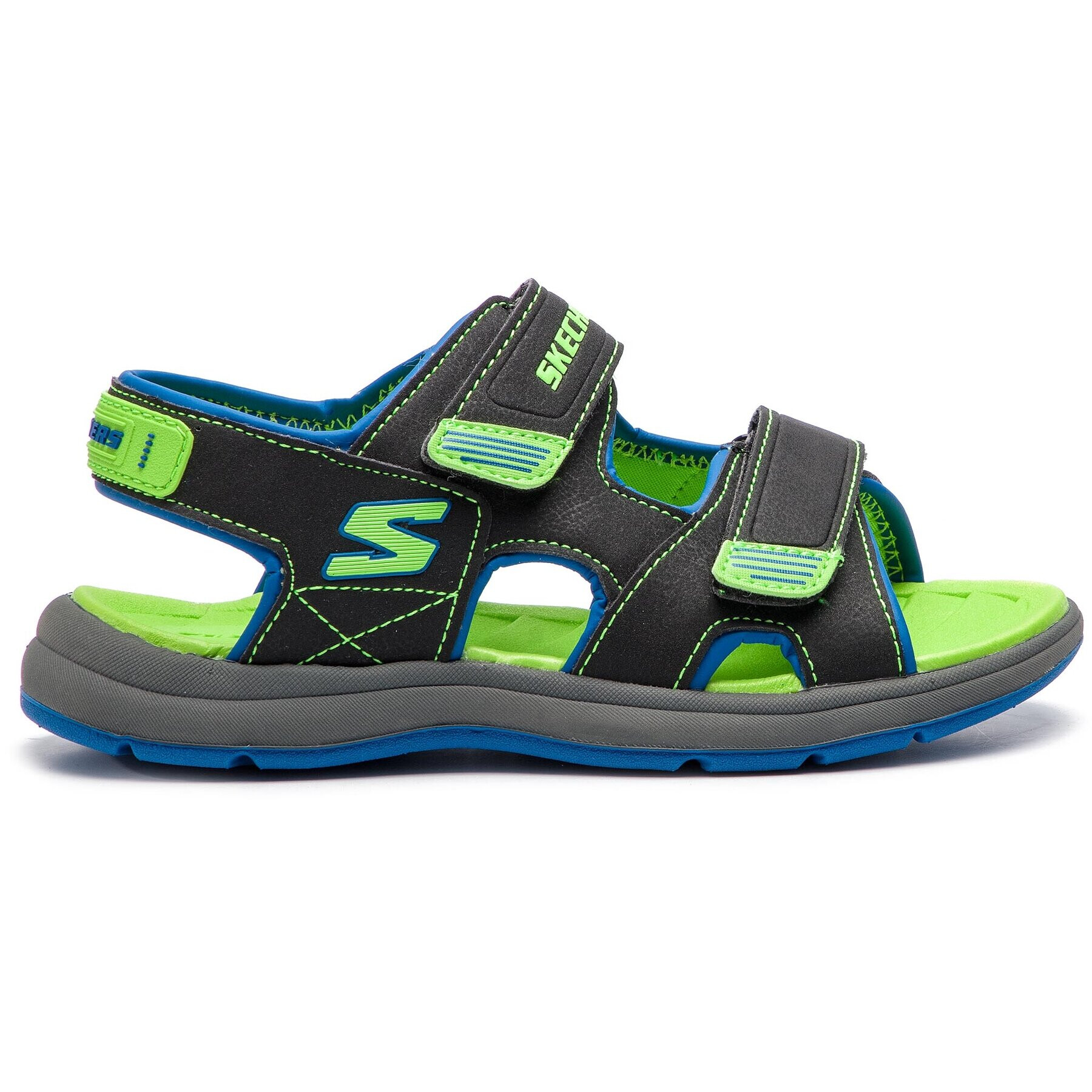 Skechers Сандали Sun Spurt 97125L/BBLM Черен - Pepit.bg