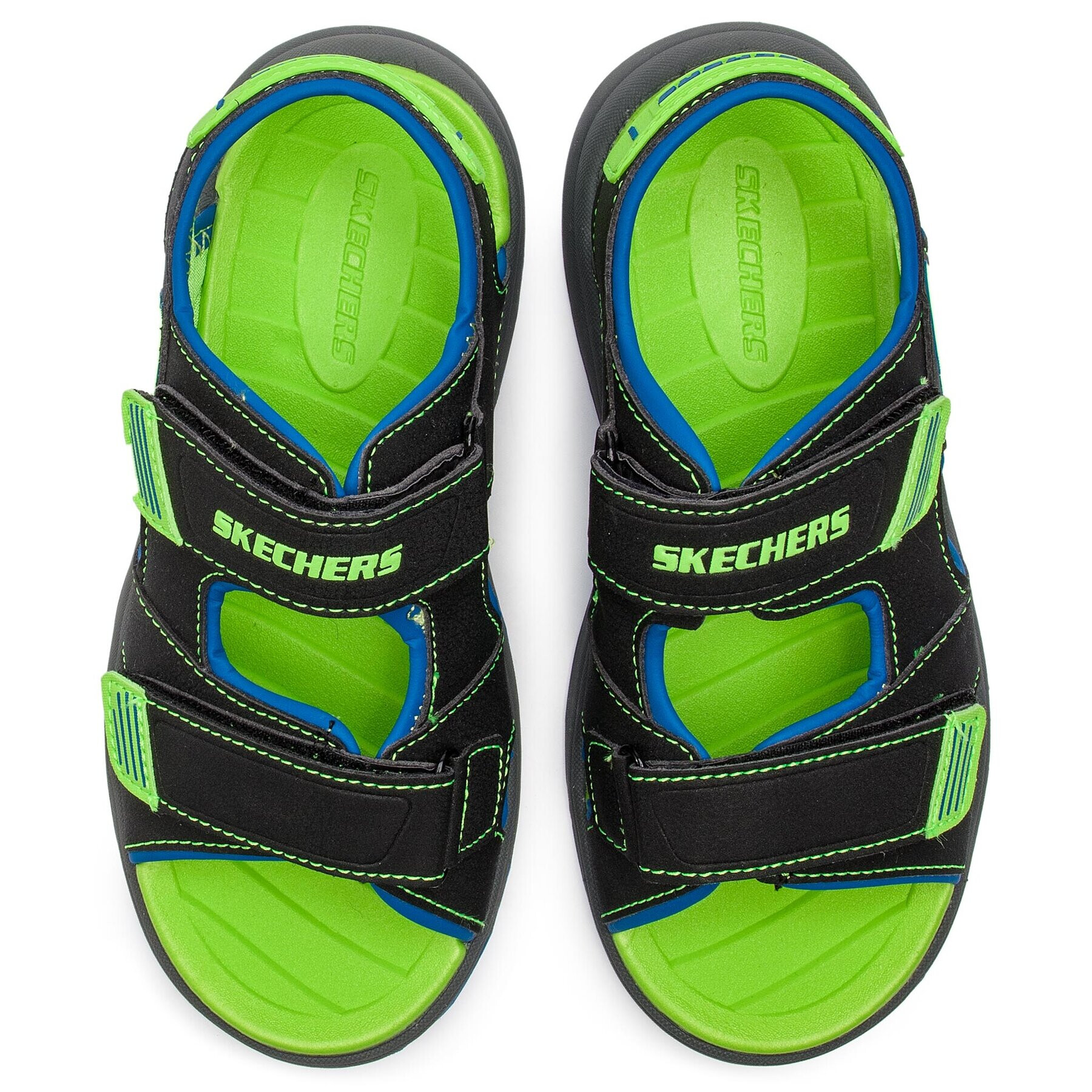 Skechers Сандали Sun Spurt 97125L/BBLM Черен - Pepit.bg