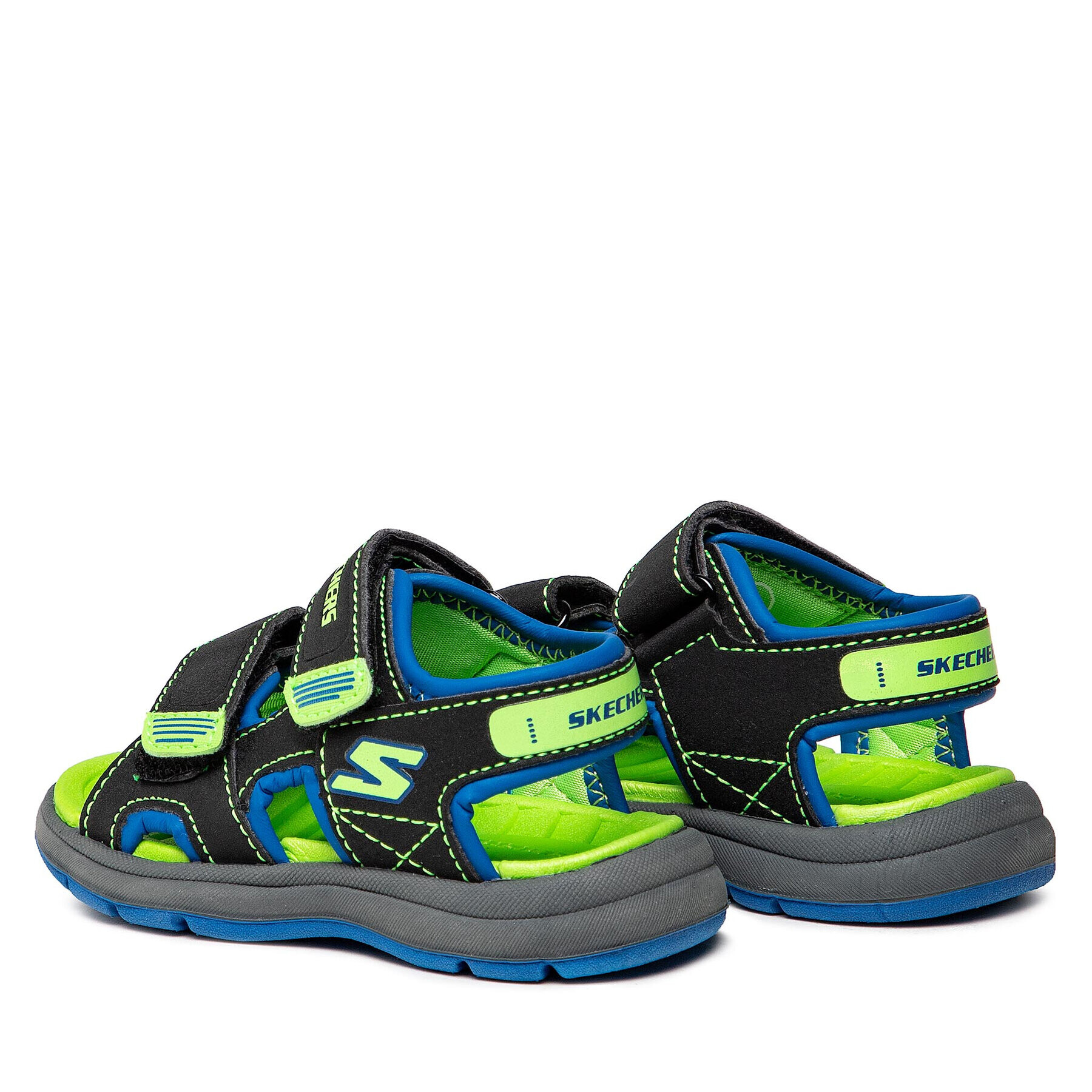 Skechers Сандали Sun Spurt 97125N/BBLM Черен - Pepit.bg