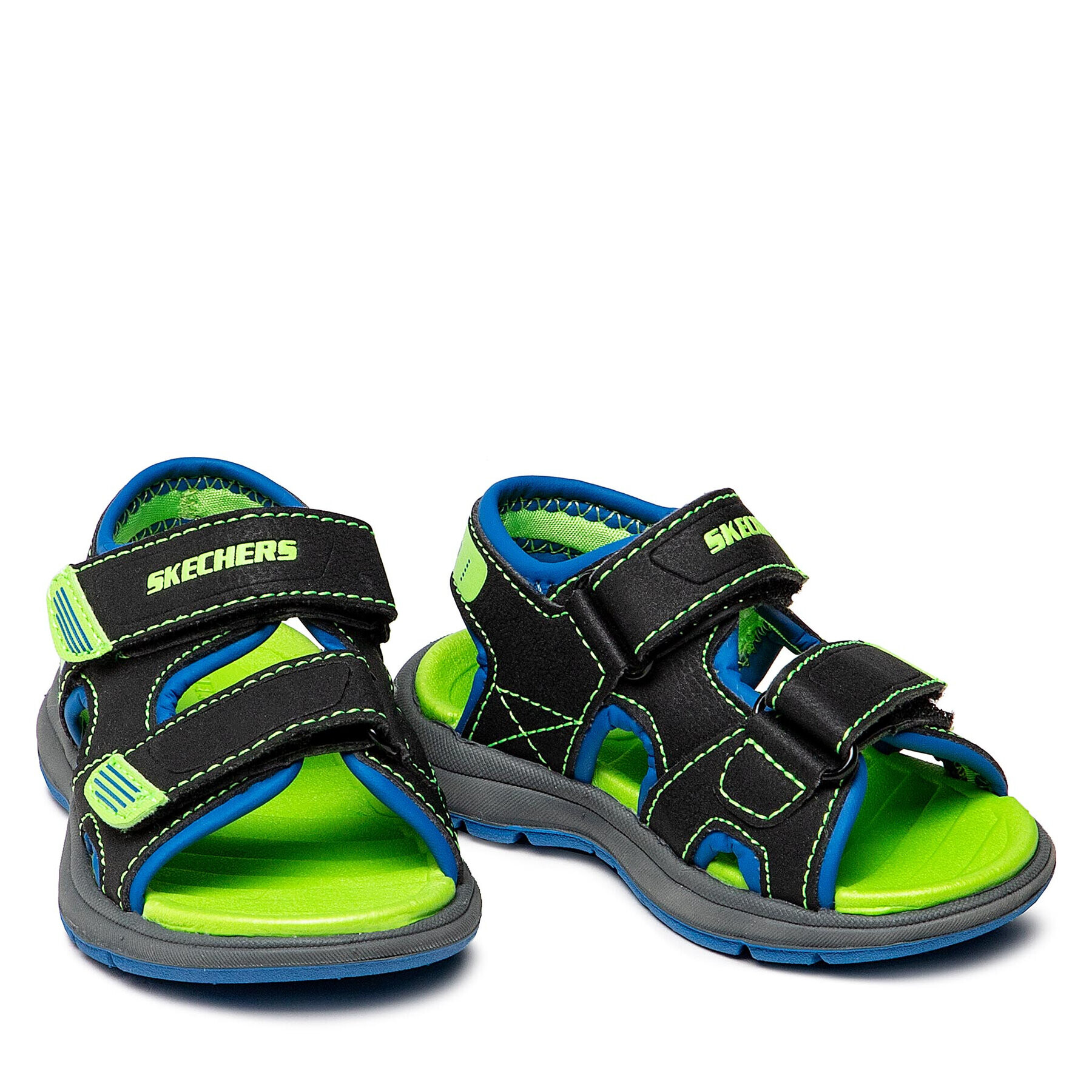 Skechers Сандали Sun Spurt 97125N/BBLM Черен - Pepit.bg