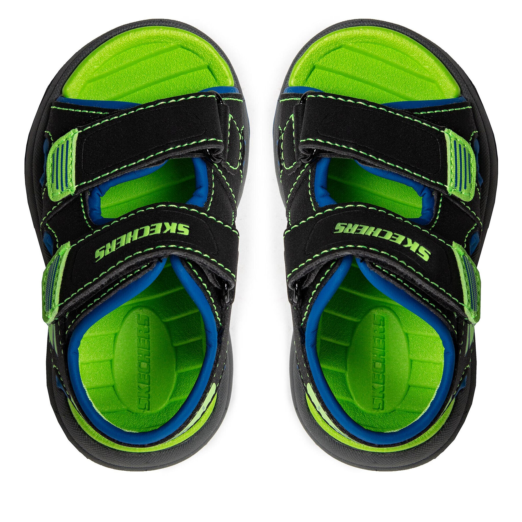 Skechers Сандали Sun Spurt 97125N/BBLM Черен - Pepit.bg