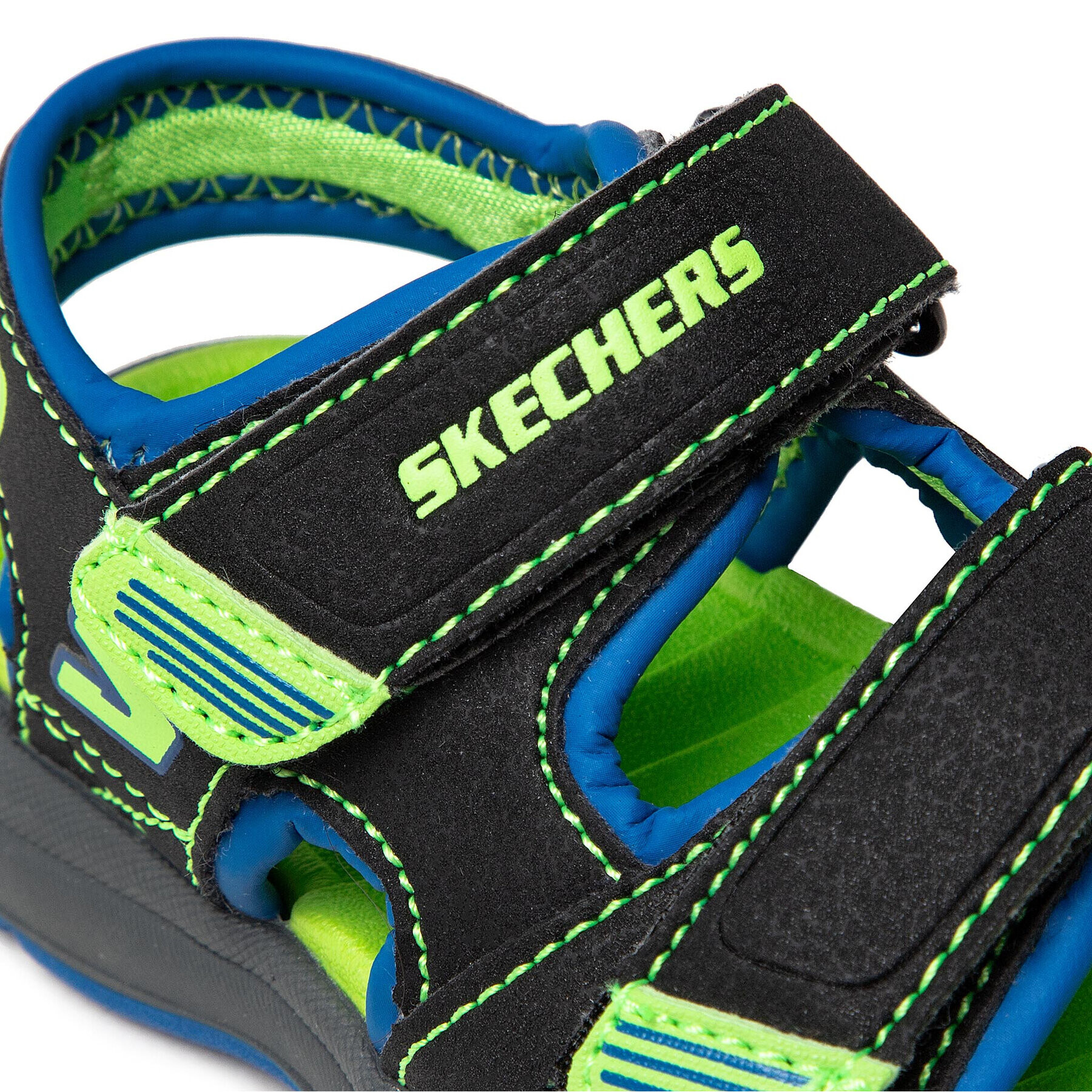Skechers Сандали Sun Spurt 97125N/BBLM Черен - Pepit.bg