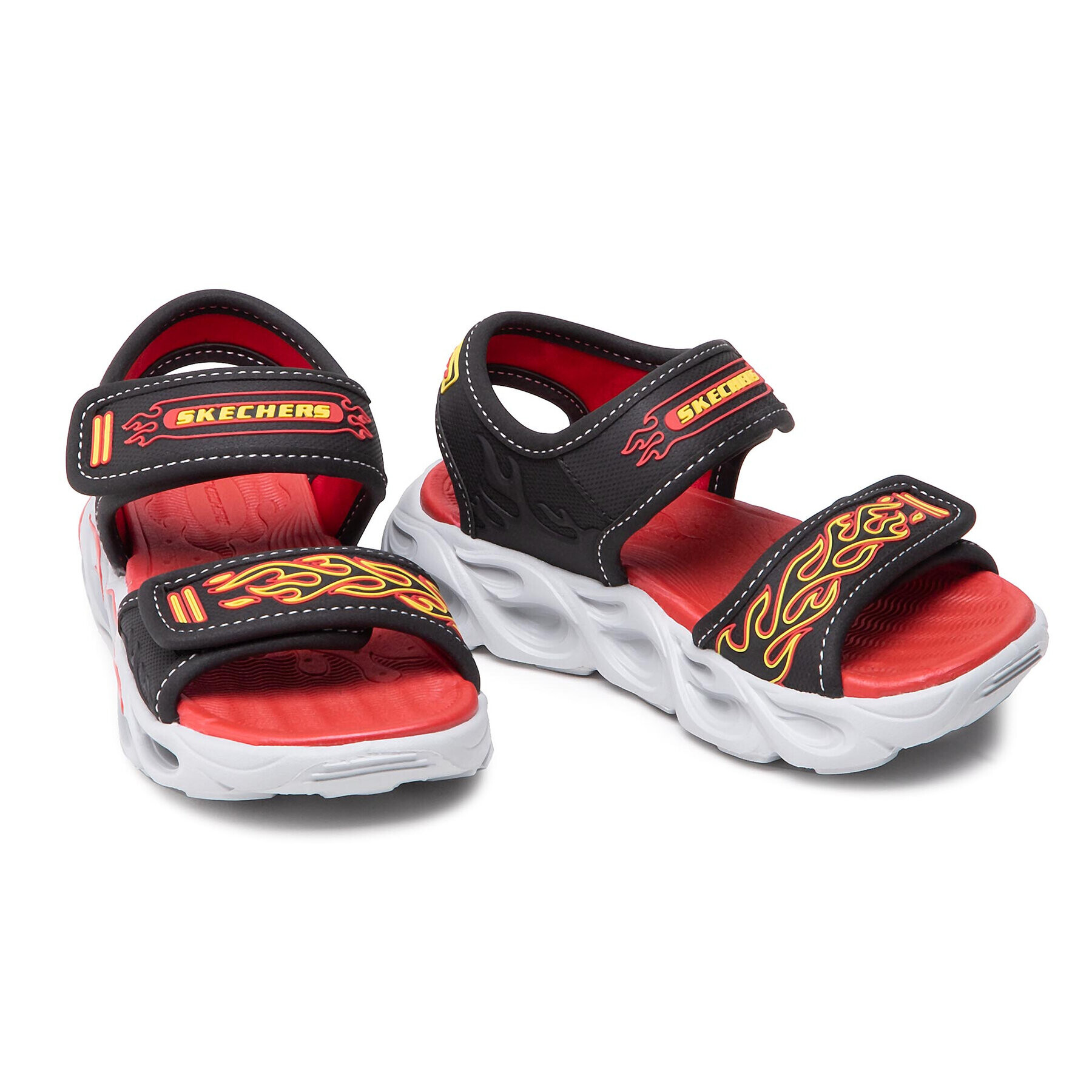 Skechers Сандали Thermo-Splash 400109L/BKRD Черен - Pepit.bg
