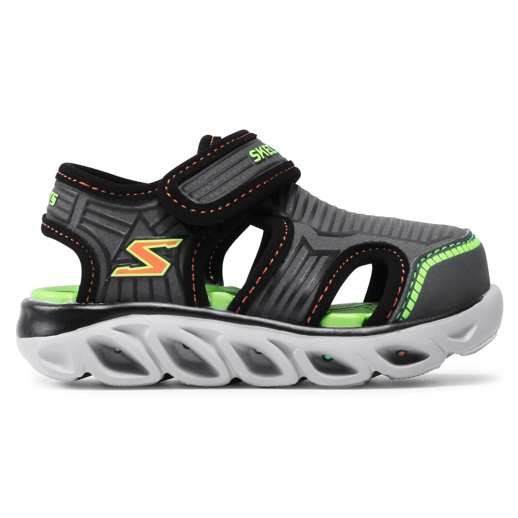 Skechers Сандали Zotex 90524N/CCBK Сив - Pepit.bg