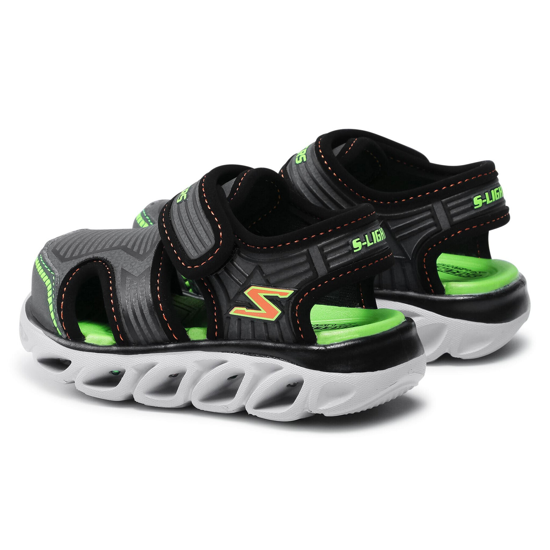 Skechers Сандали Zotex 90524N/CCBK Сив - Pepit.bg