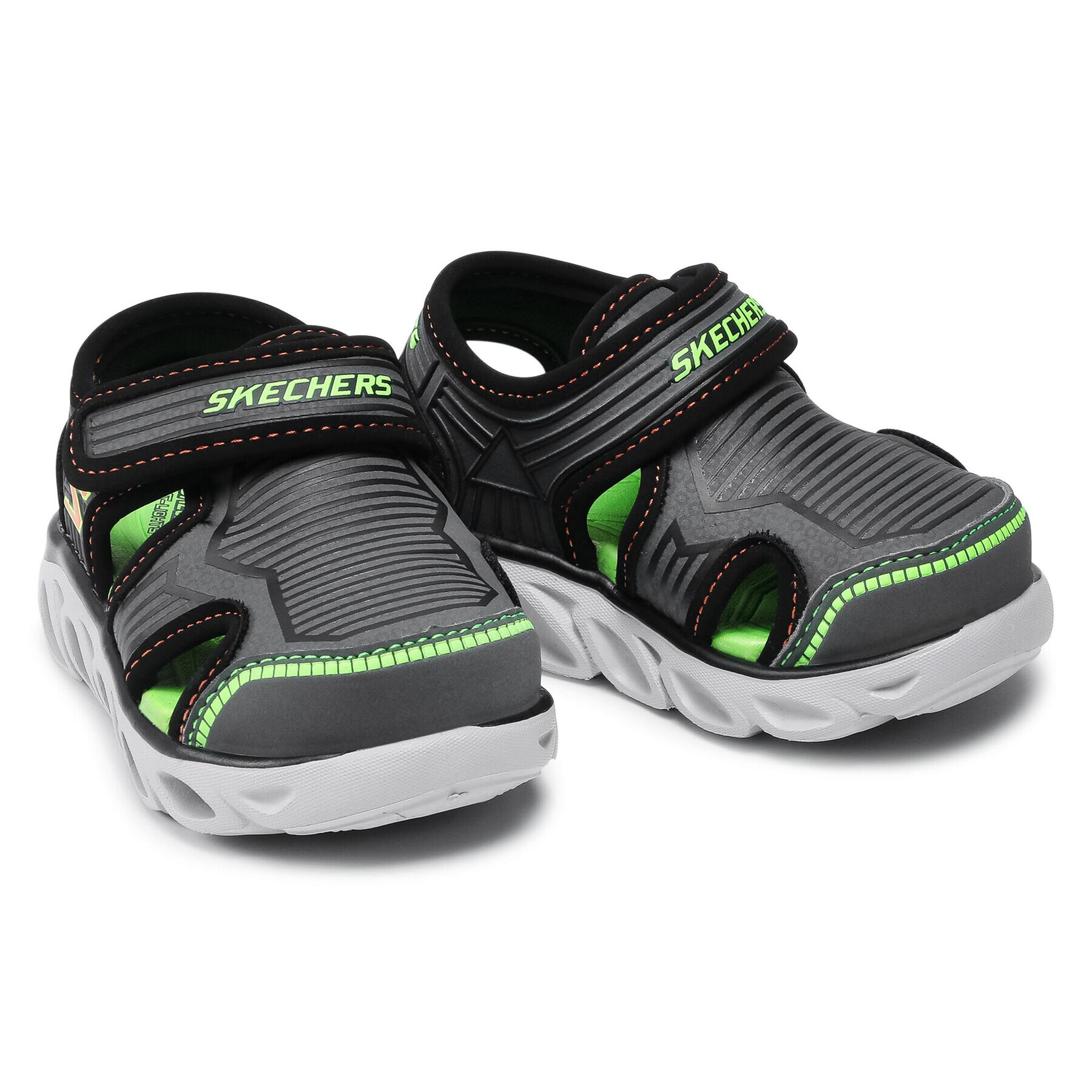 Skechers Сандали Zotex 90524N/CCBK Сив - Pepit.bg