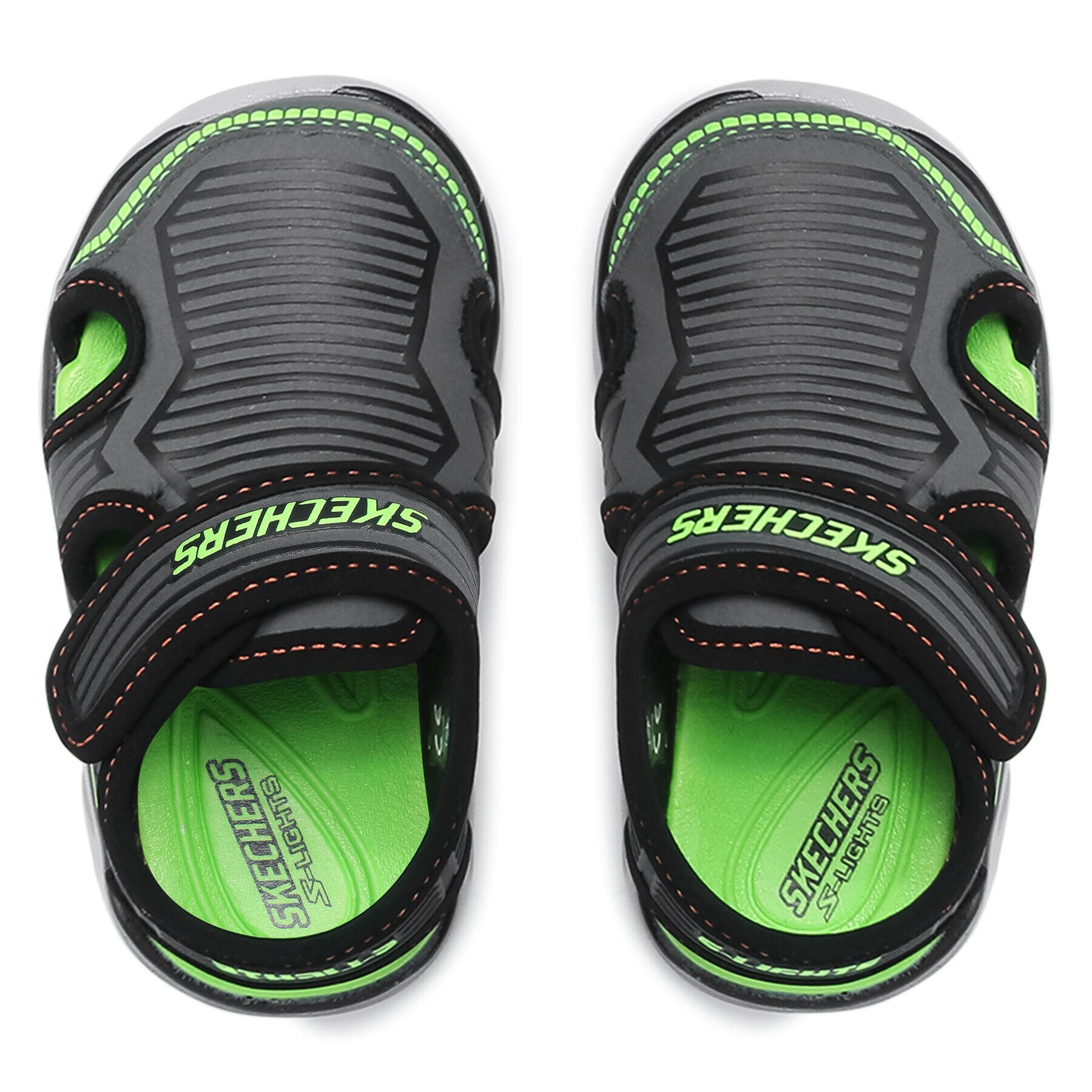 Skechers Сандали Zotex 90524N/CCBK Сив - Pepit.bg