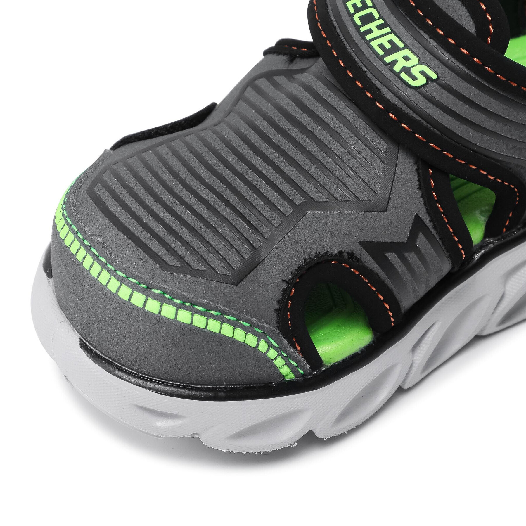 Skechers Сандали Zotex 90524N/CCBK Сив - Pepit.bg