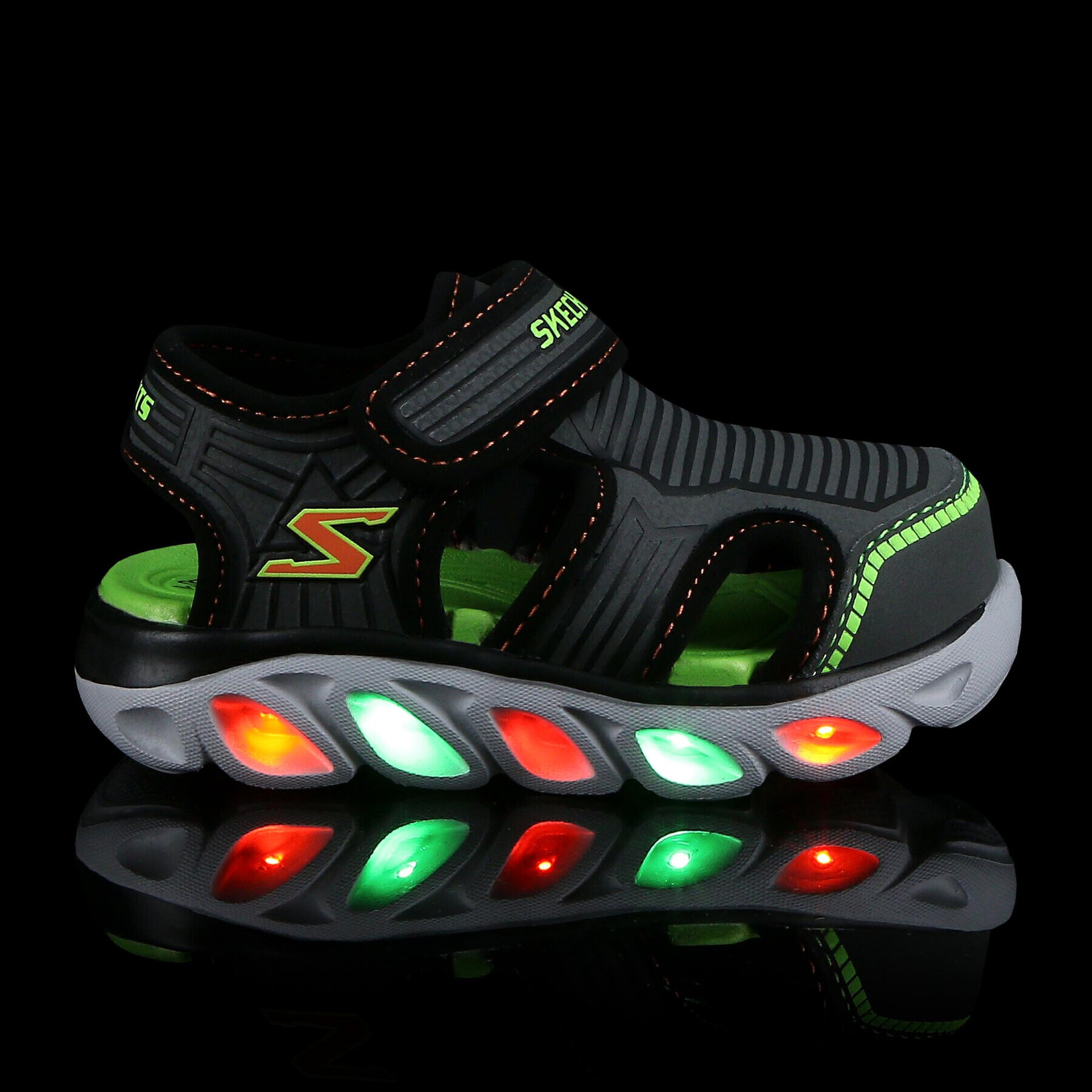 Skechers Сандали Zotex 90524N/CCBK Сив - Pepit.bg