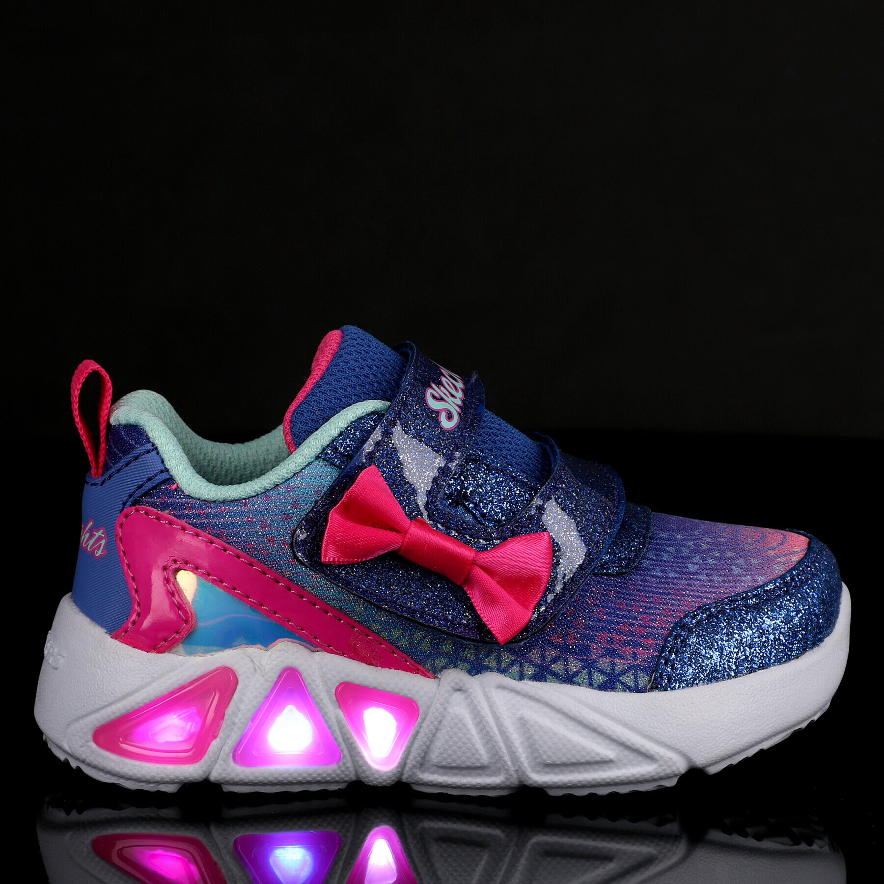 Skechers Сникърси 302654N /BLHP Син - Pepit.bg