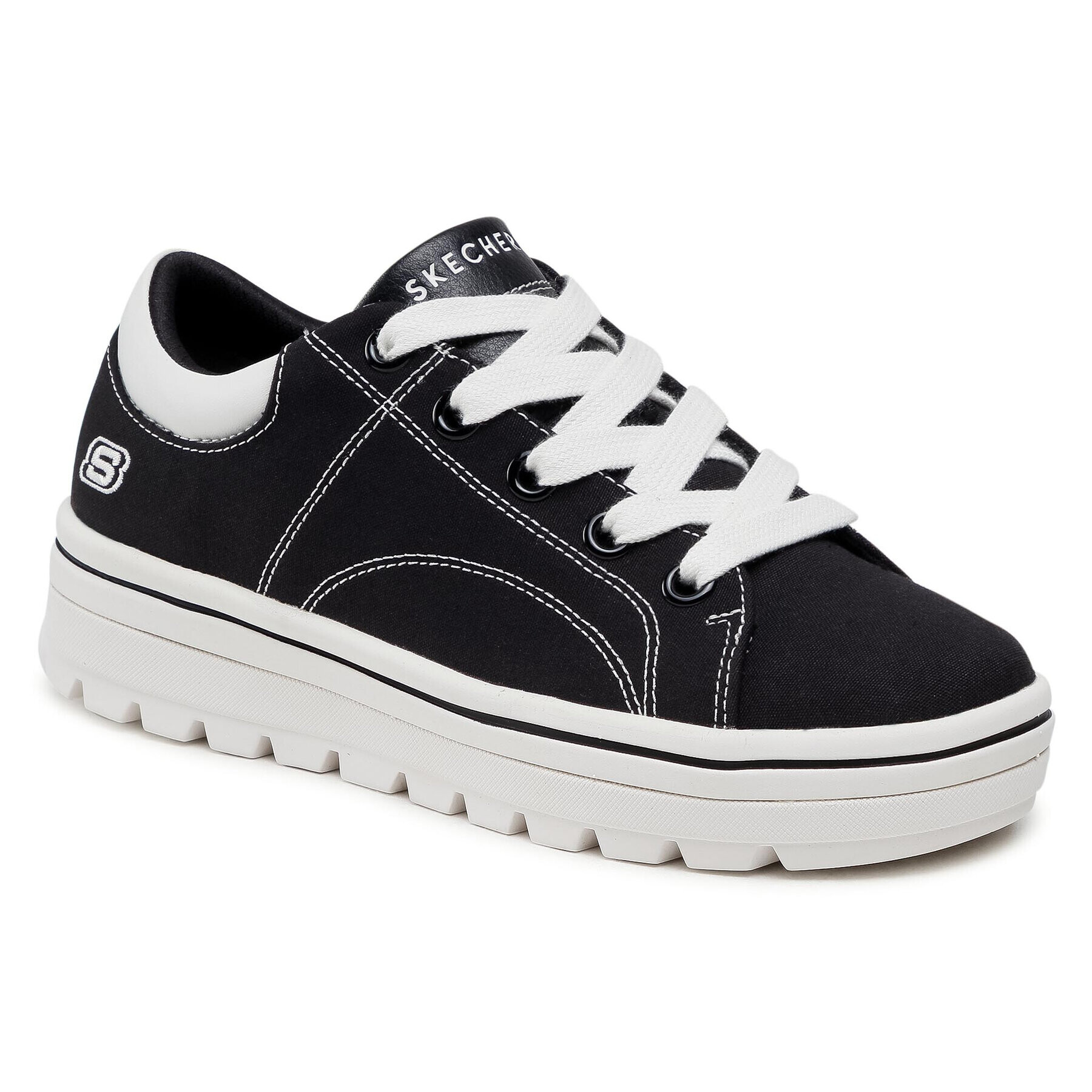 Skechers Сникърси 74100 BLK Черен - Pepit.bg