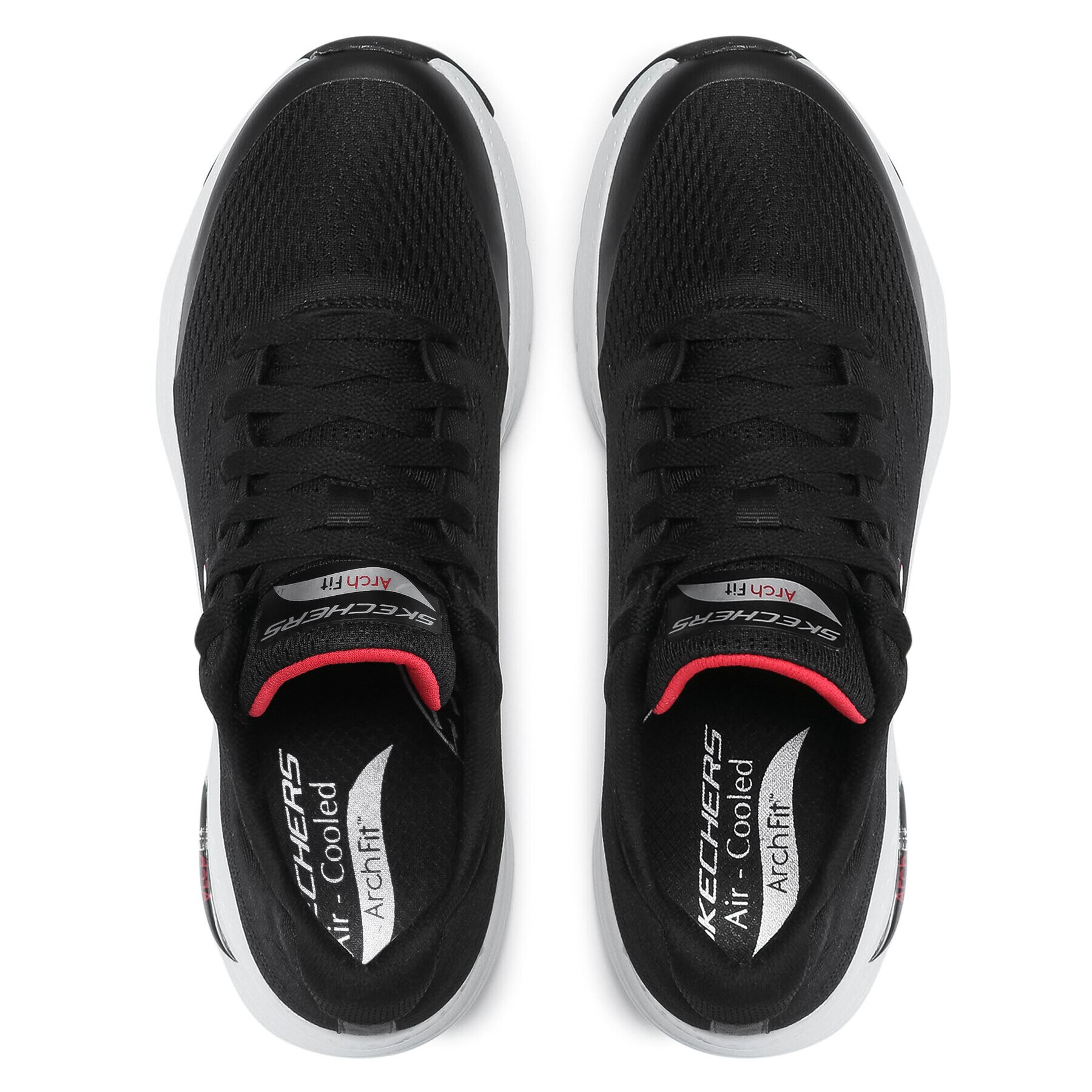 Skechers Сникърси Arch Fit 232040/BKRD Черен - Pepit.bg