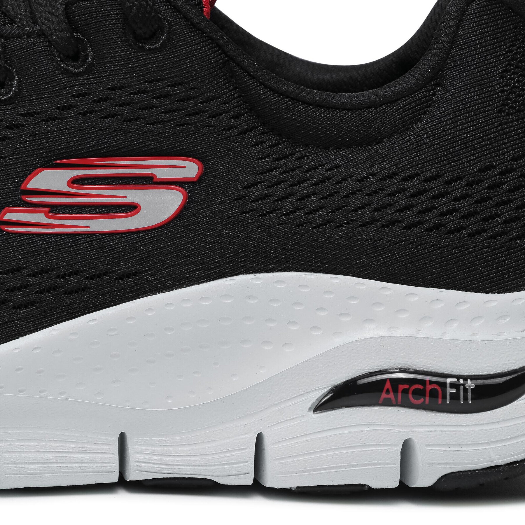 Skechers Сникърси Arch Fit 232040/BKRD Черен - Pepit.bg