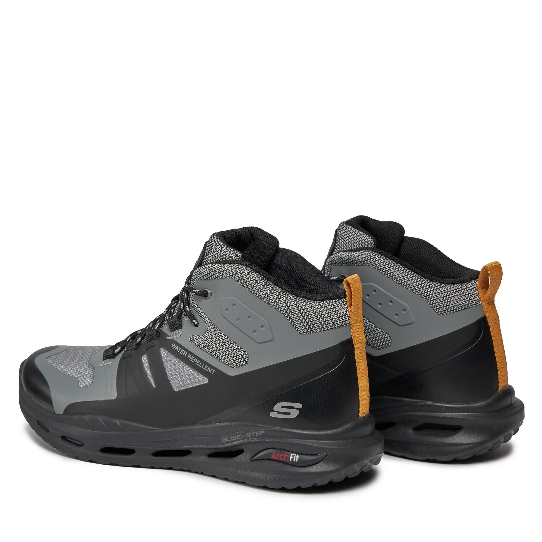 Skechers Сникърси Arch Fit Orvan Montfort 210478/GYBK Сив - Pepit.bg