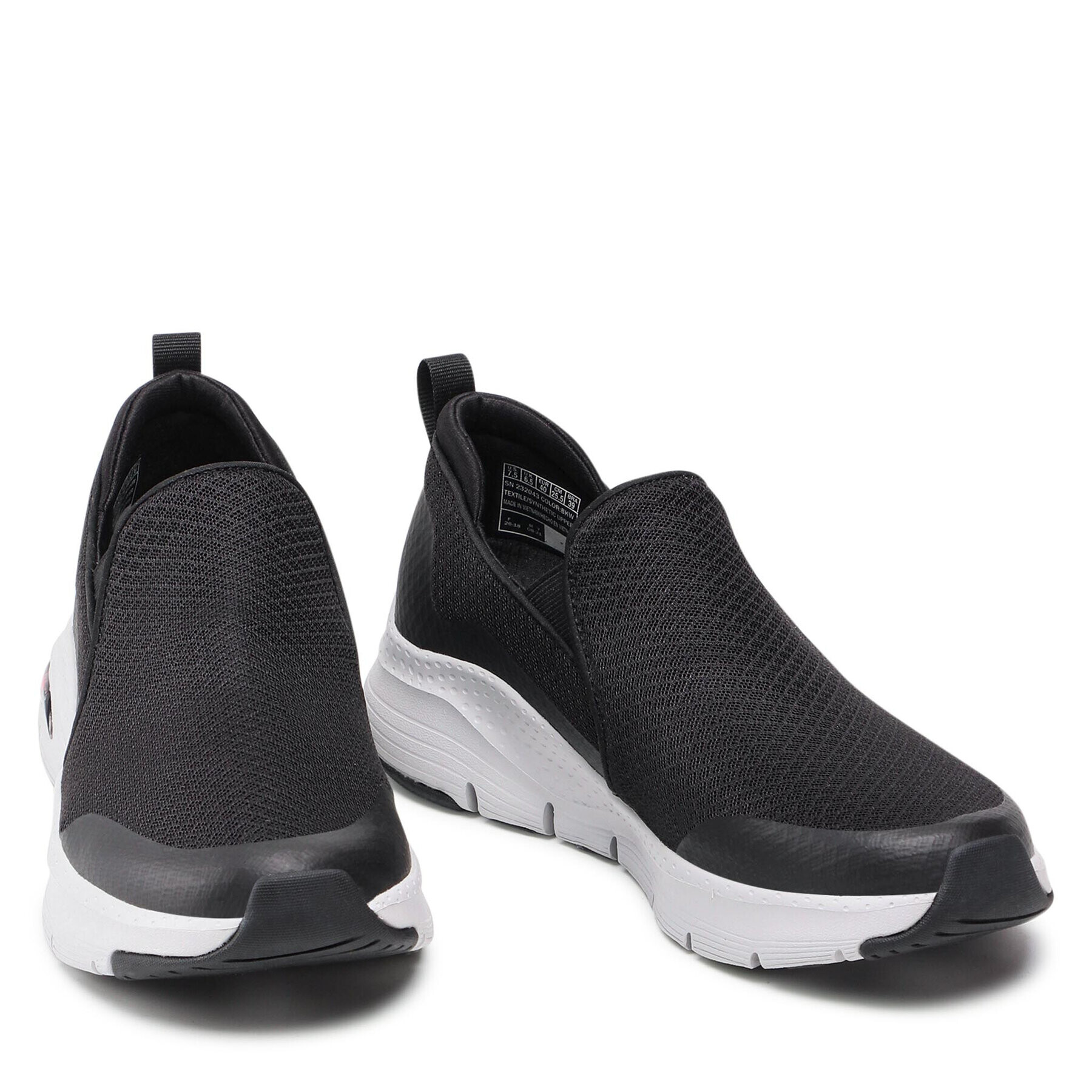 Skechers Сникърси Banlin 232043/BKW Черен - Pepit.bg