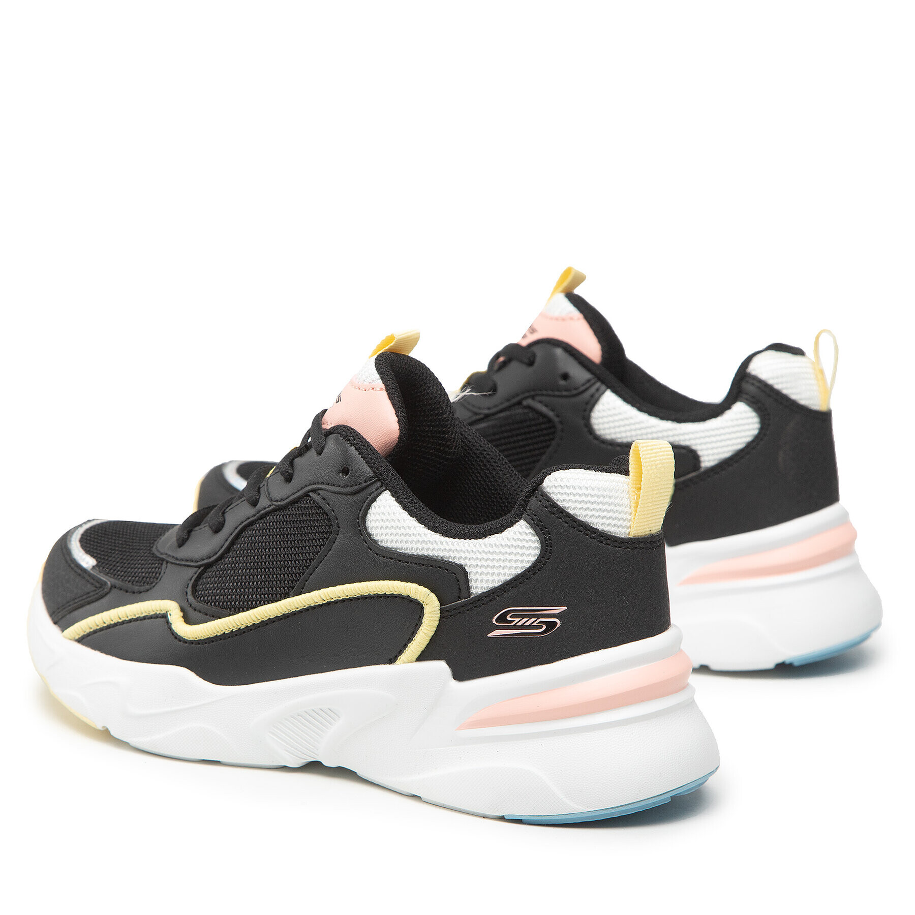 Skechers Сникърси BOBS Chill Zone 117041/BKMT Черен - Pepit.bg