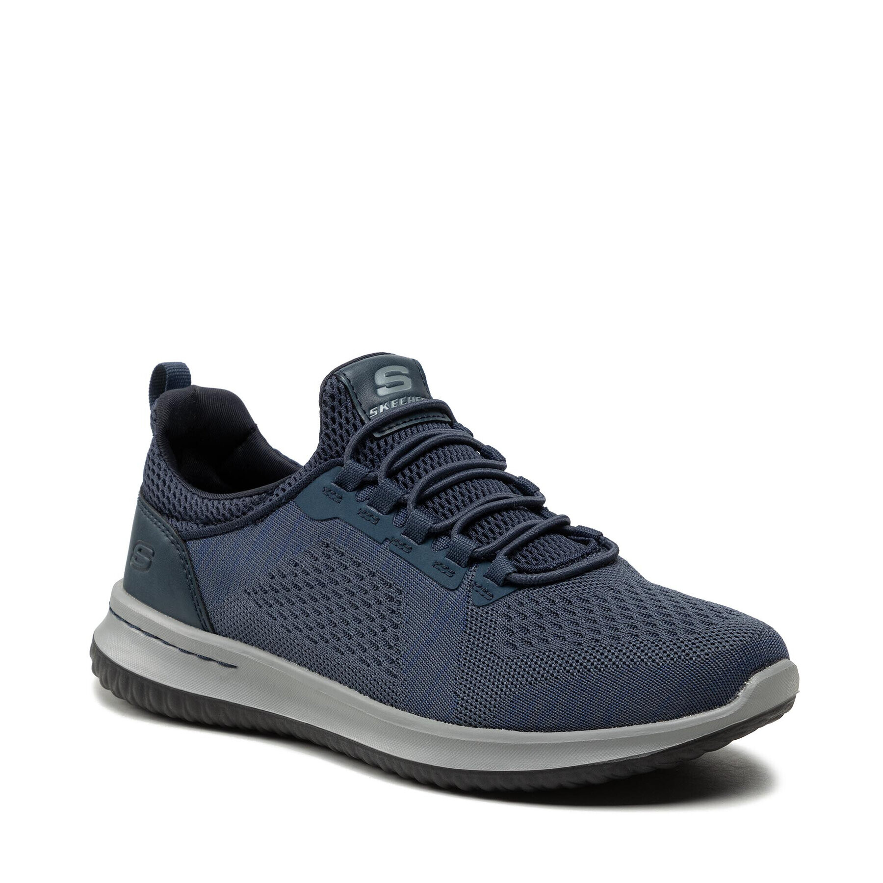 Skechers Сникърси Brewton 65509/BLU Тъмносин - Pepit.bg