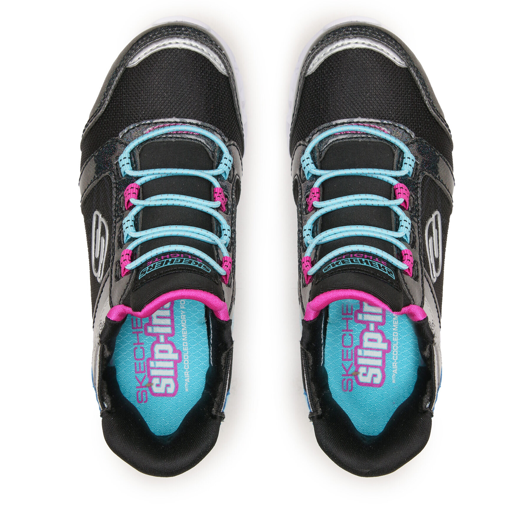 Skechers Сникърси Bright Cosmic 303701L/BKMT Черен - Pepit.bg
