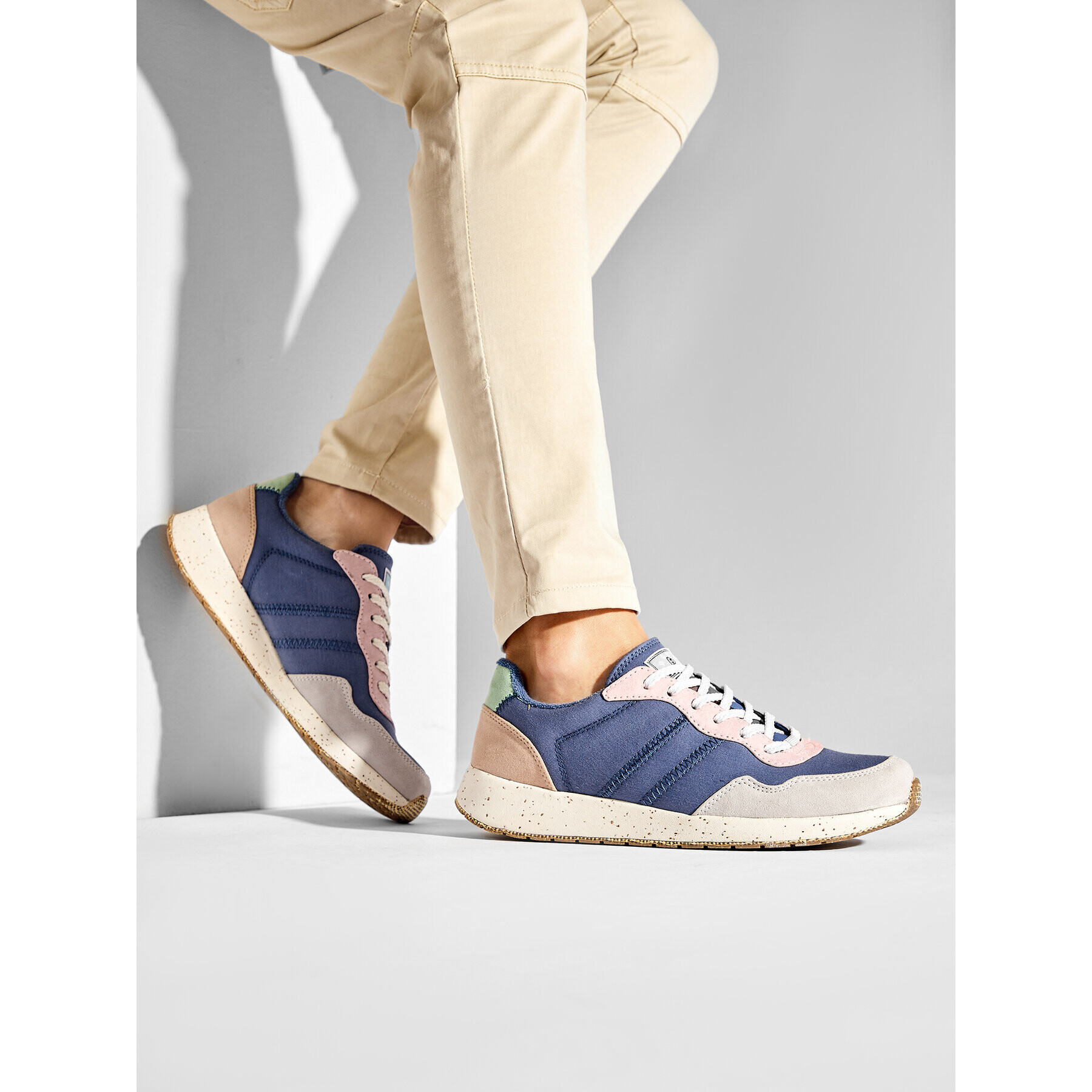 Skechers Сникърси Club Change 113536/NVMT Син - Pepit.bg