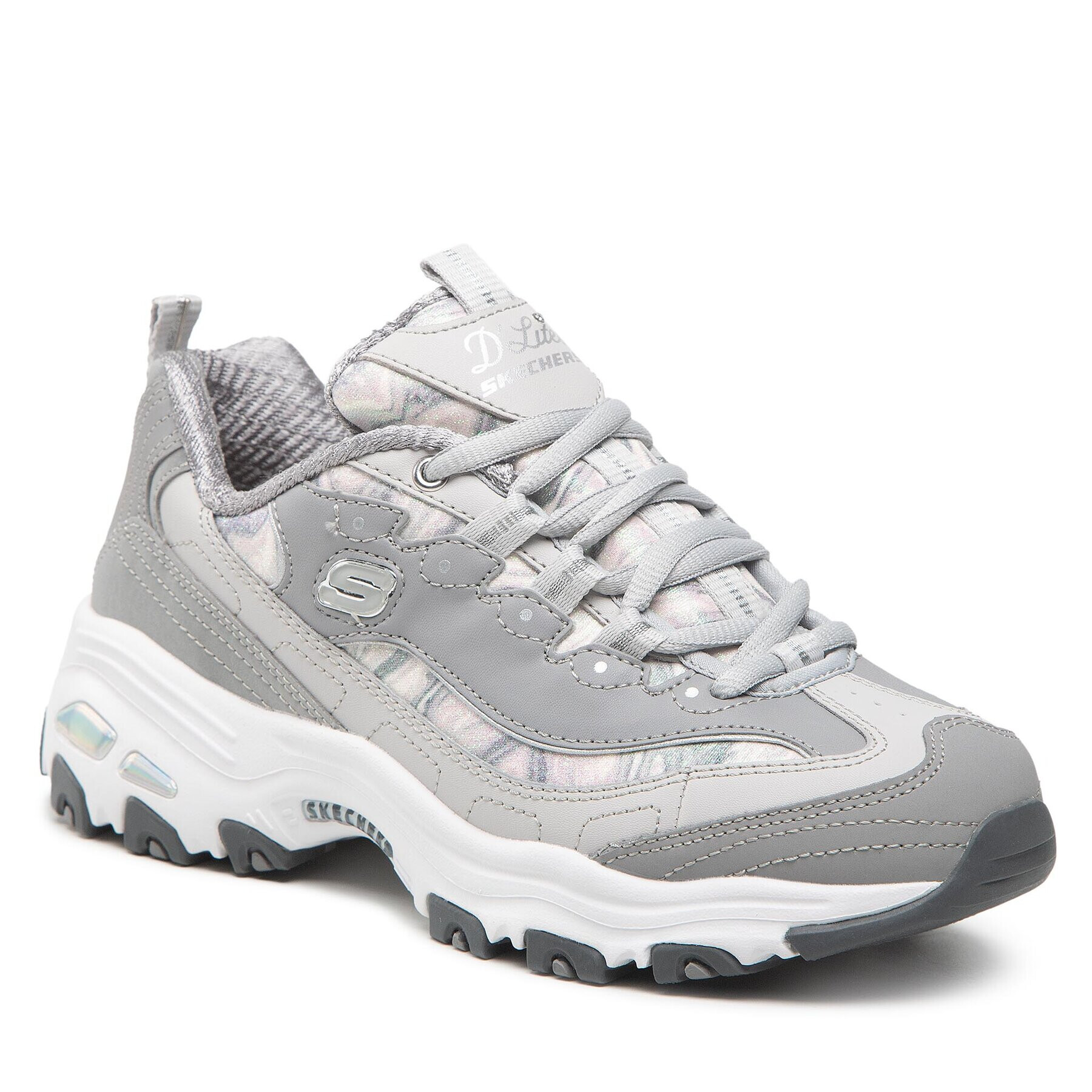 Skechers Сникърси Cotton Candy 149240/GRY Сив - Pepit.bg