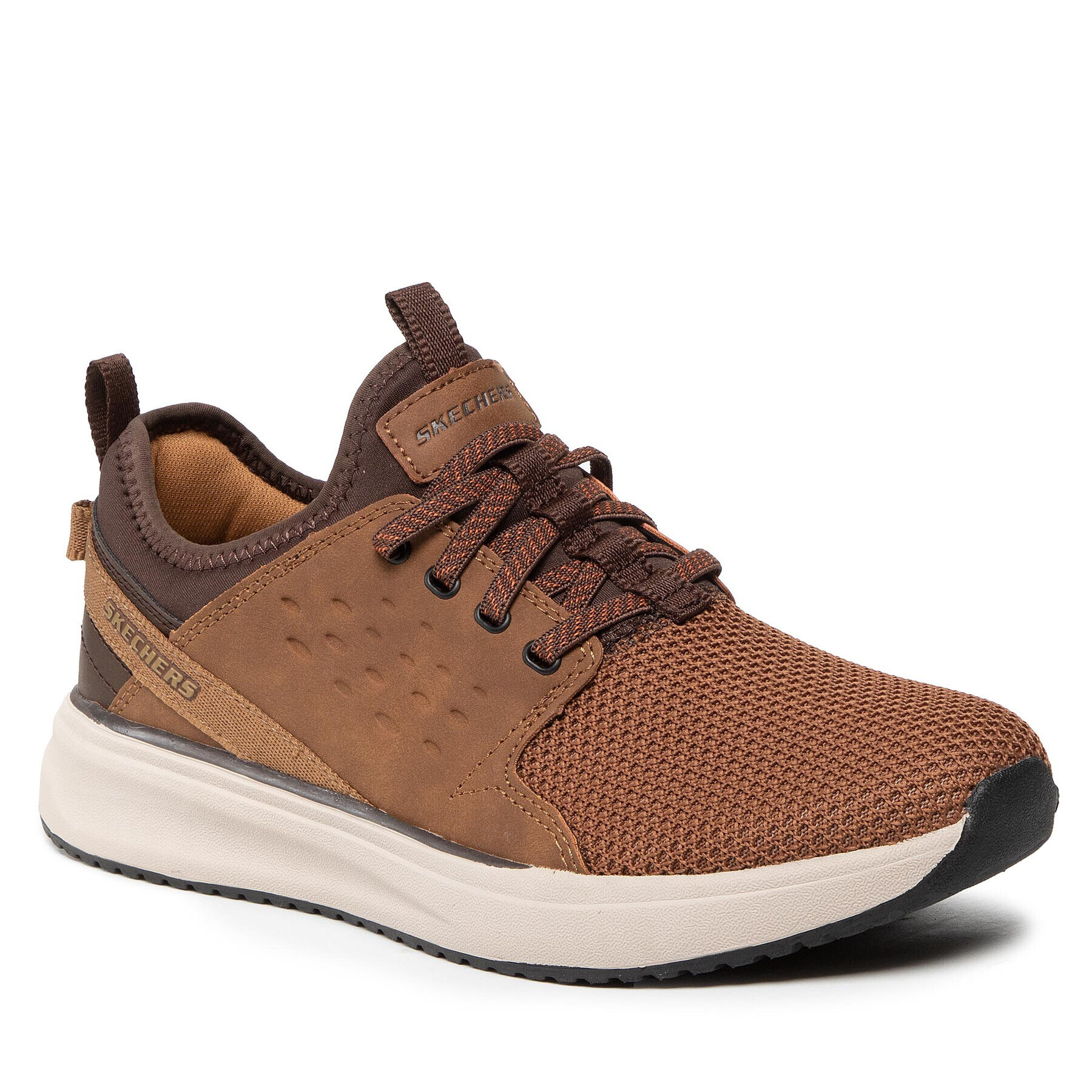 Skechers Сникърси Crowder 210242/TAN Кафяв - Pepit.bg