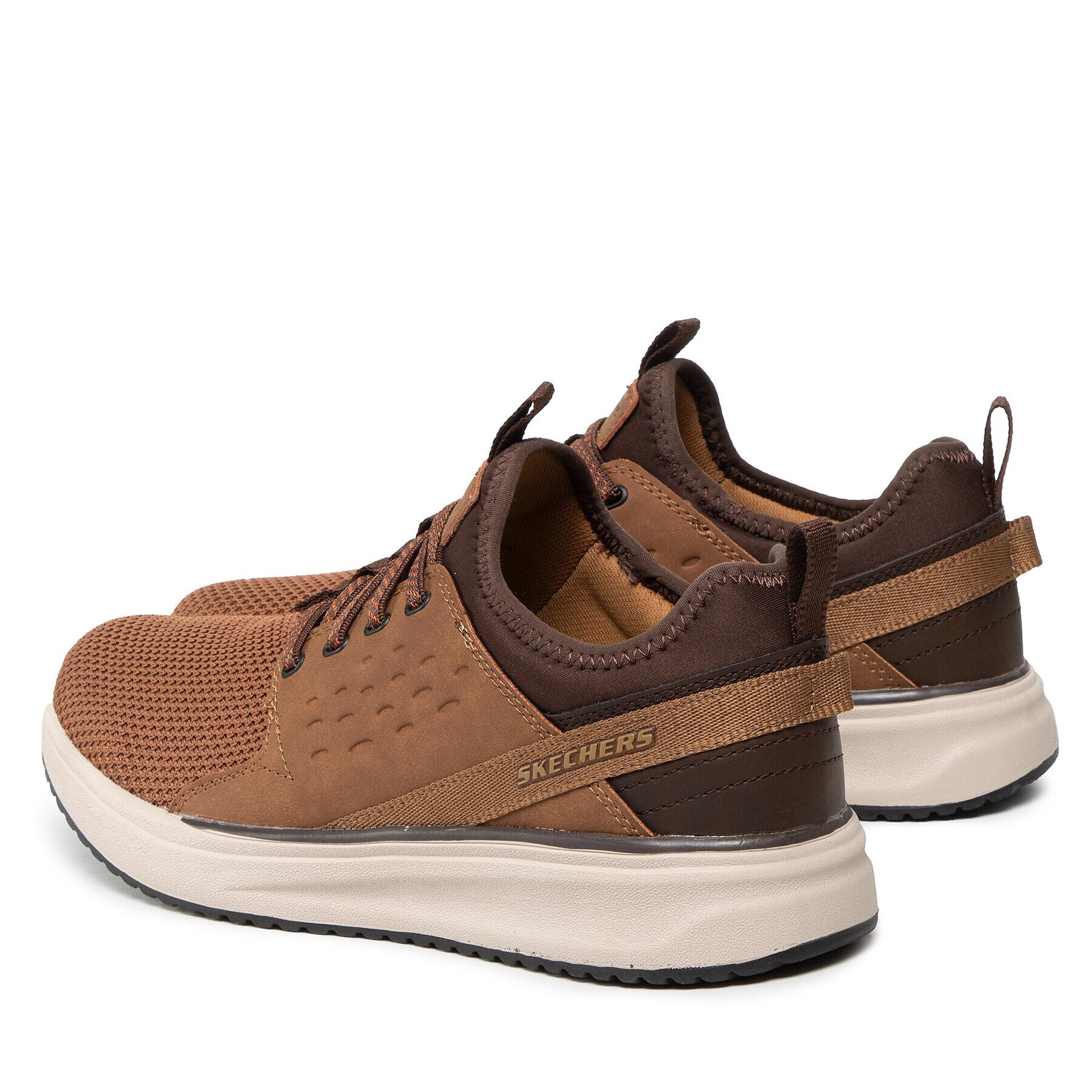 Skechers Сникърси Crowder 210242/TAN Кафяв - Pepit.bg