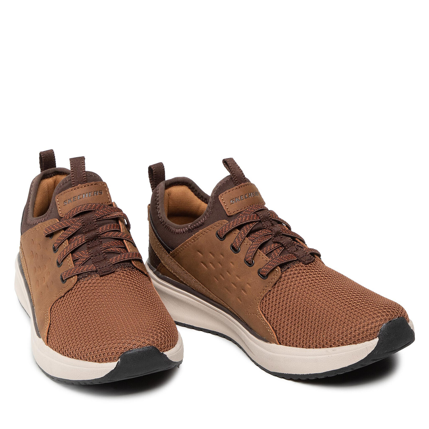 Skechers Сникърси Crowder 210242/TAN Кафяв - Pepit.bg