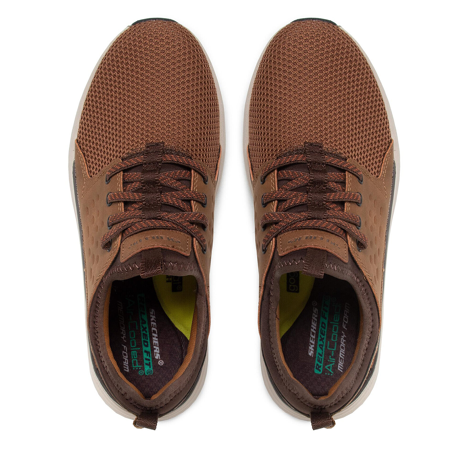 Skechers Сникърси Crowder 210242/TAN Кафяв - Pepit.bg