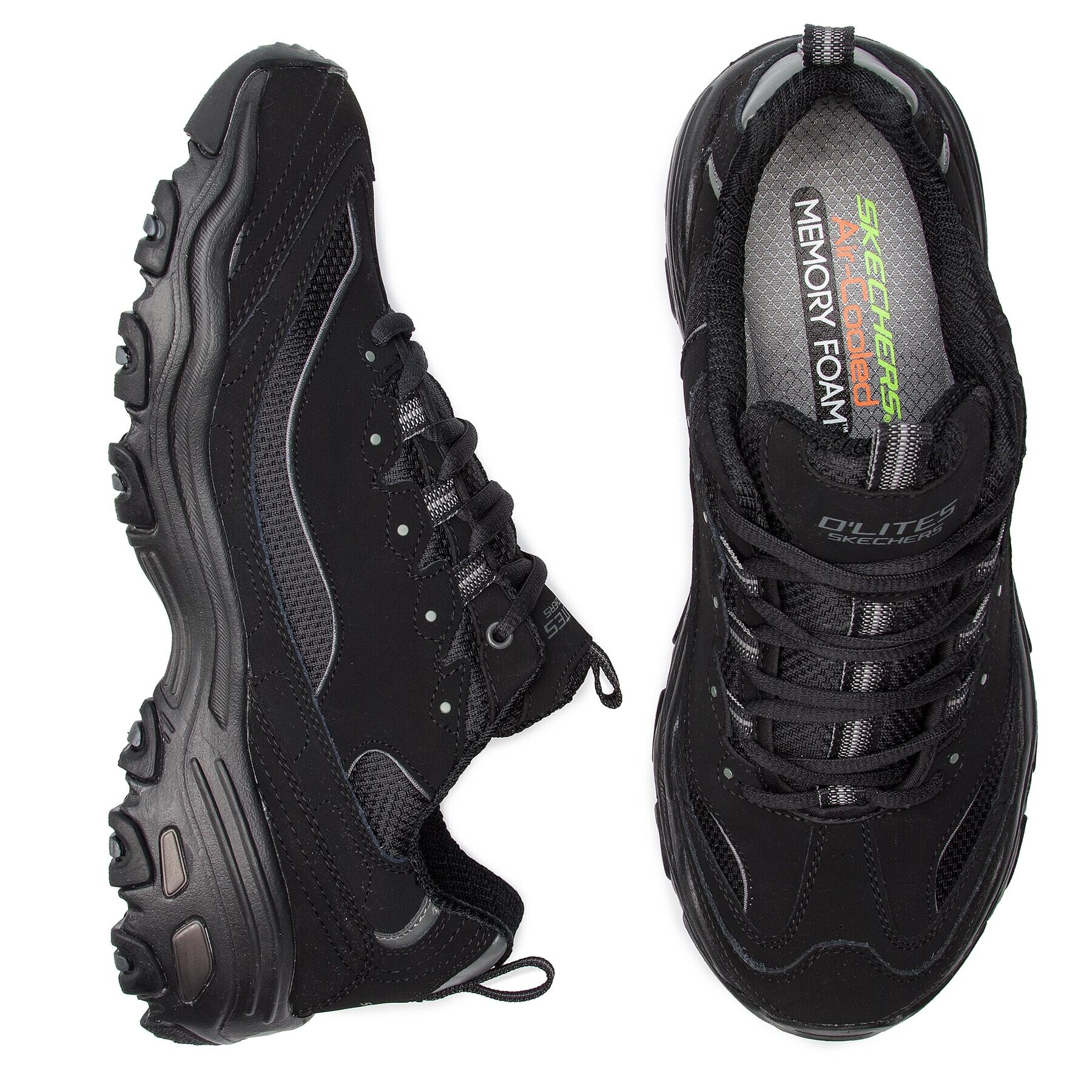 Skechers Сникърси D'Lites 52675/BBK Черен - Pepit.bg