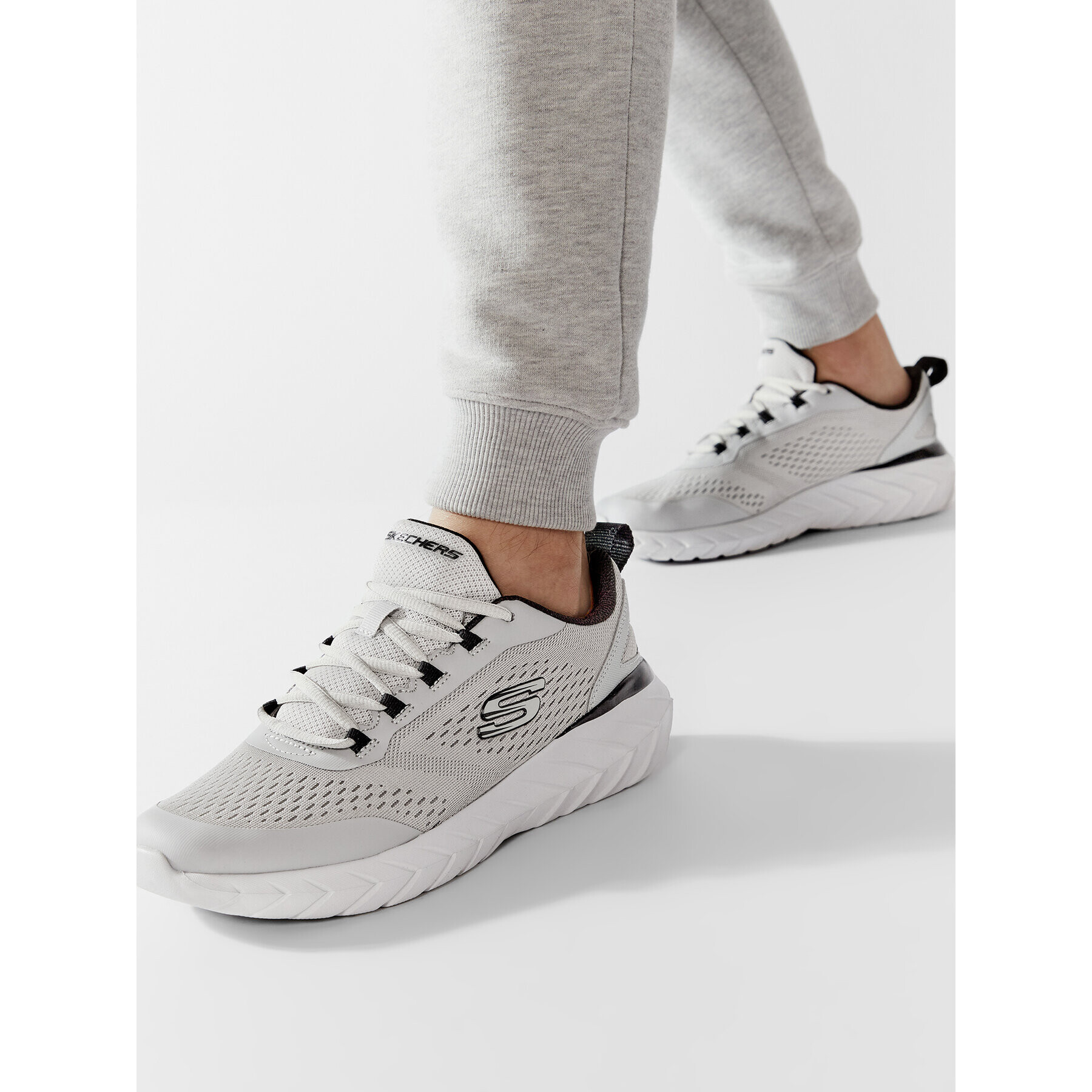 Skechers Сникърси Decodus 232288/LGBK Сив - Pepit.bg