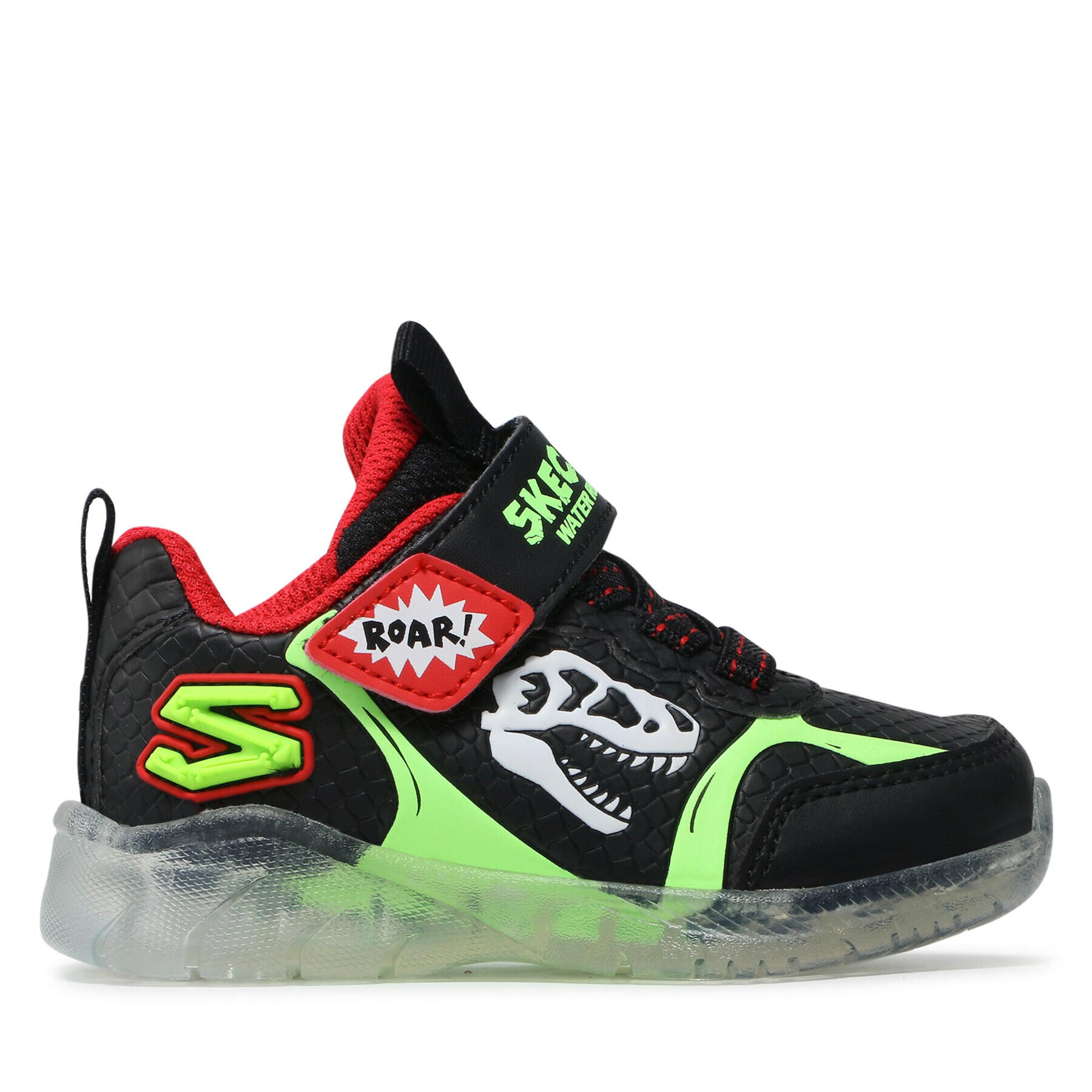 Skechers Сникърси Dino-Glow 401521N/BKLM Черен - Pepit.bg