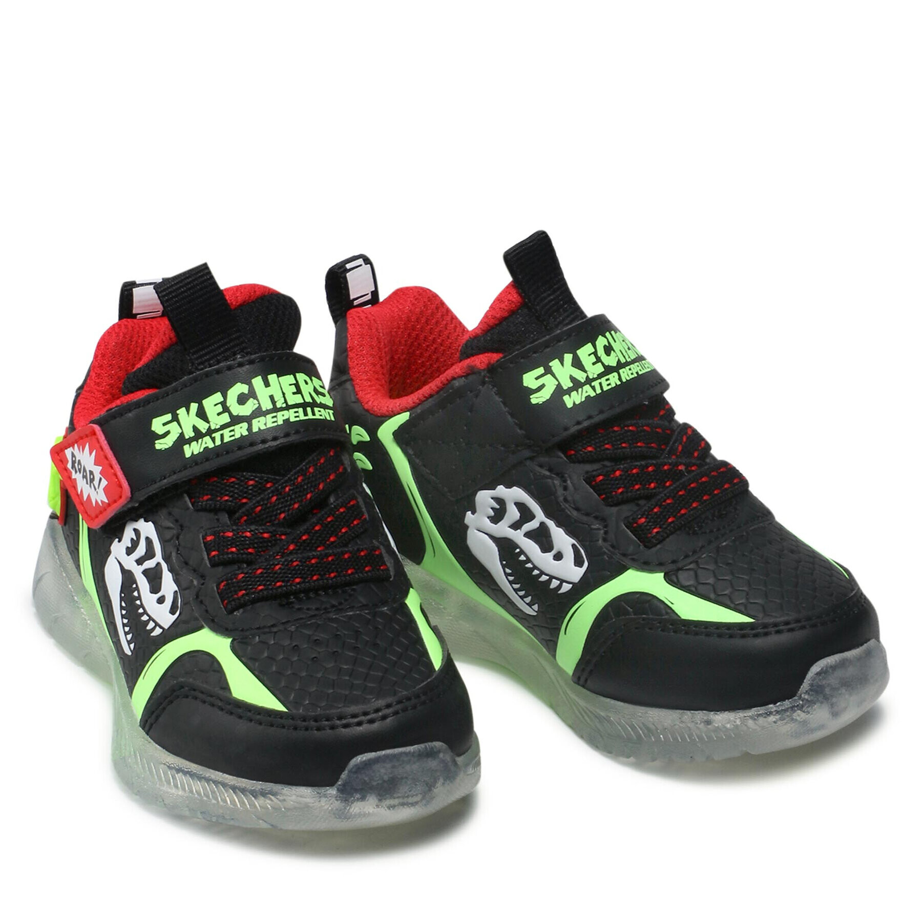 Skechers Сникърси Dino-Glow 401521N/BKLM Черен - Pepit.bg