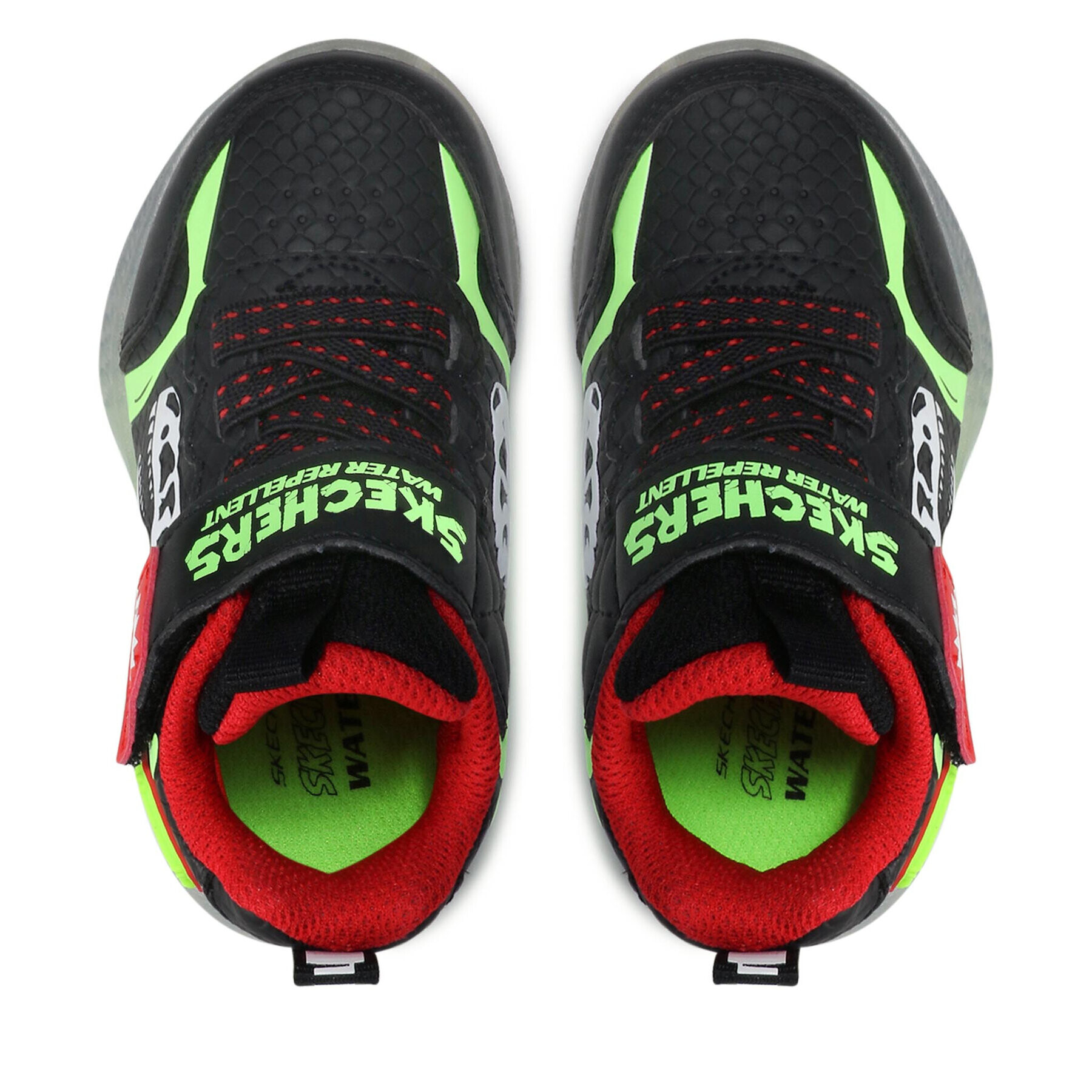 Skechers Сникърси Dino-Glow 401521N/BKLM Черен - Pepit.bg