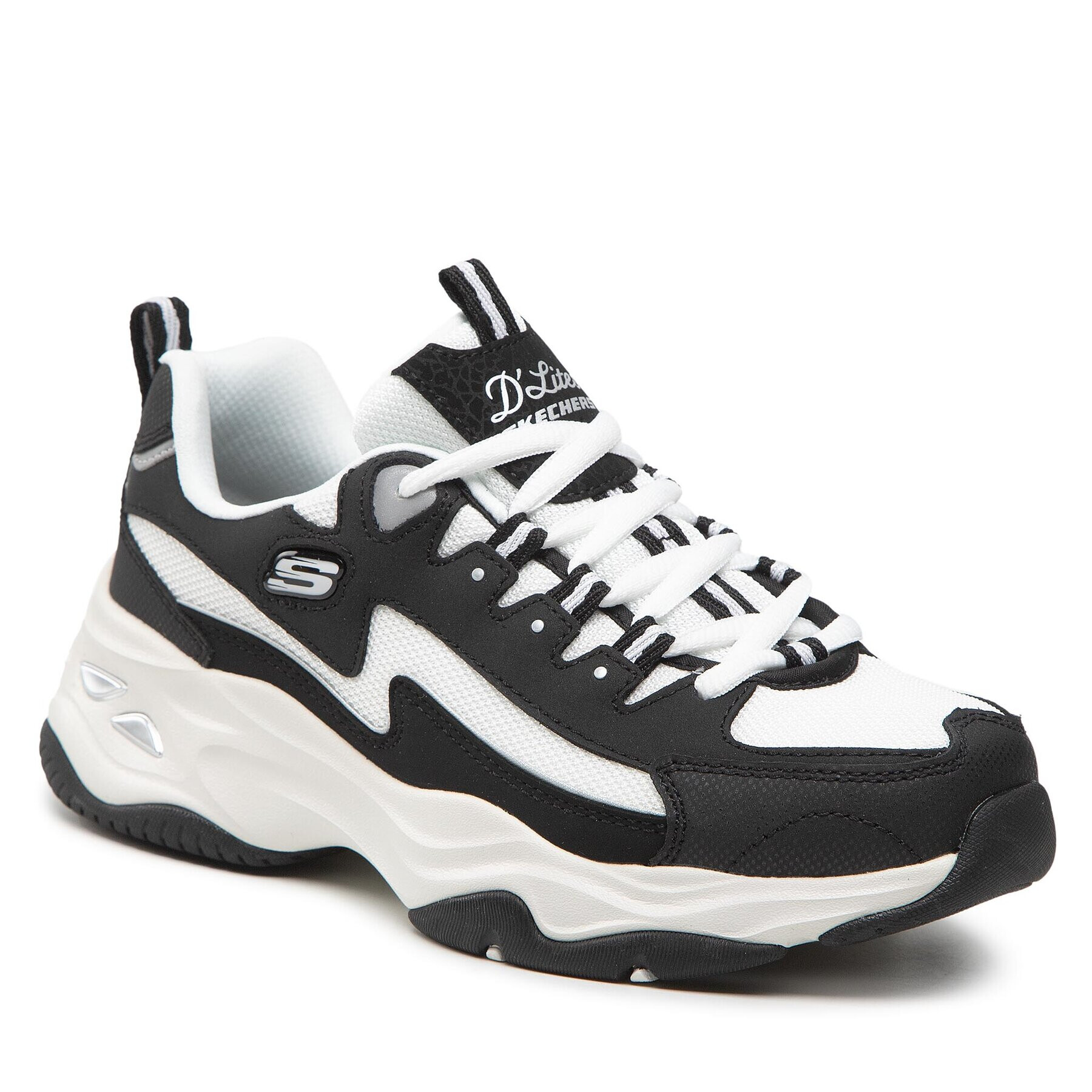 Skechers Сникърси D'Lites 4.0 149491/BKW Черен - Pepit.bg