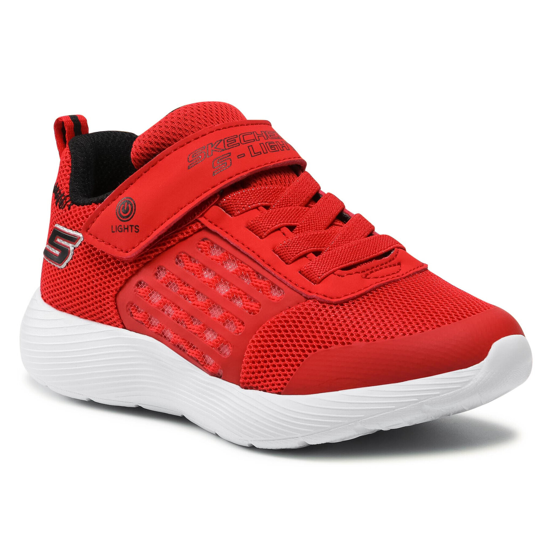 Skechers Сникърси Dyna Lights 90740L/RDBK Червен - Pepit.bg